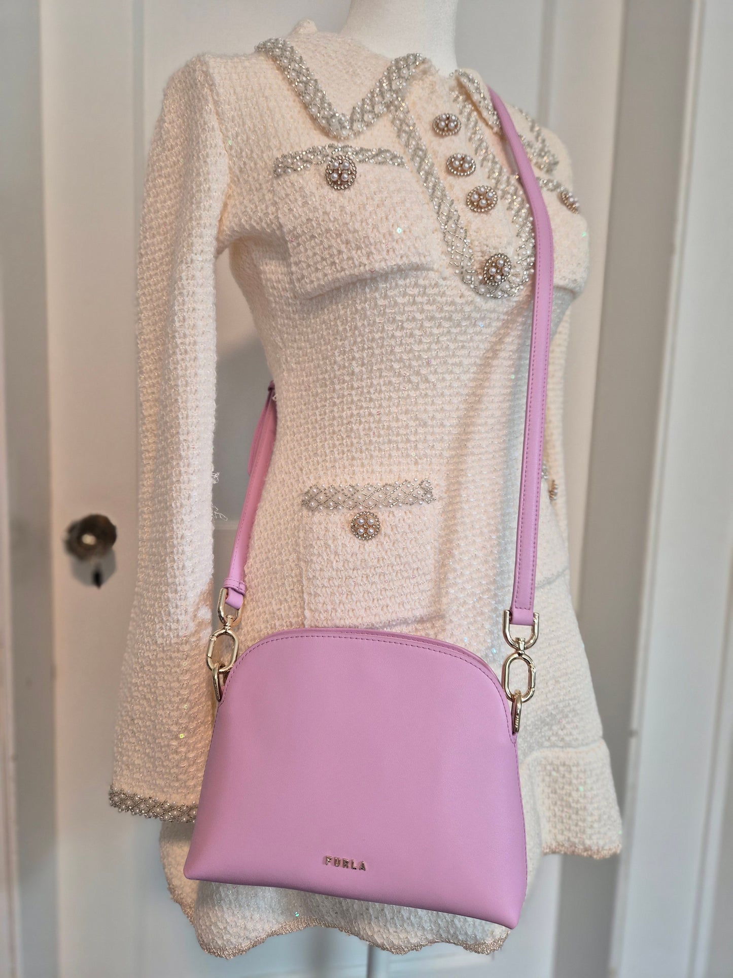 Furla lilac crossbody