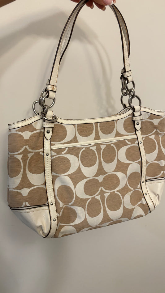 Coach Med Cream Bag