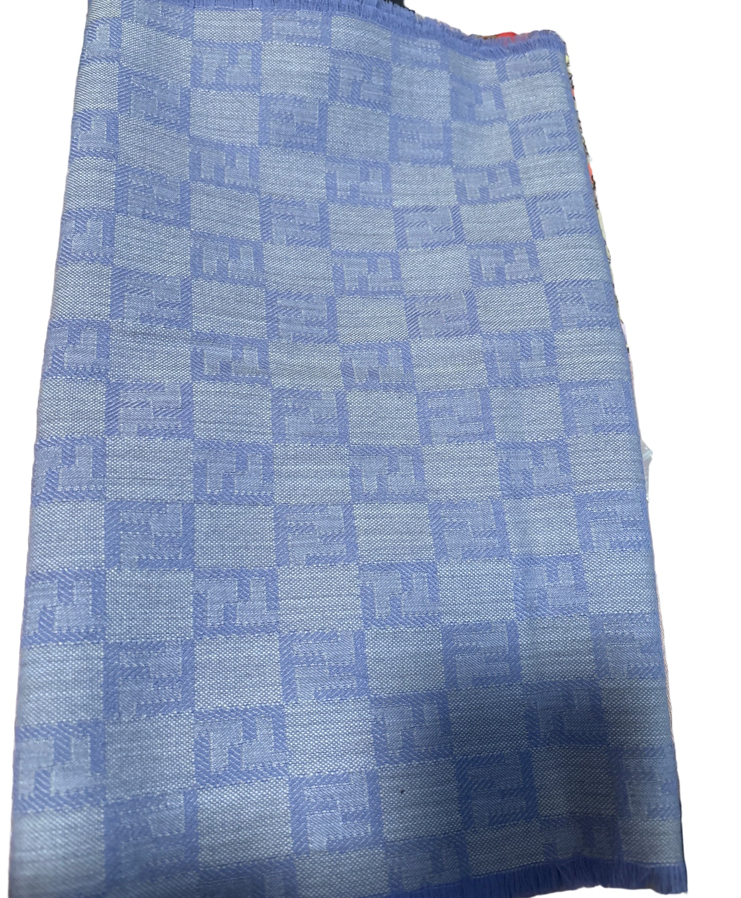 Fendi Blue Scarf