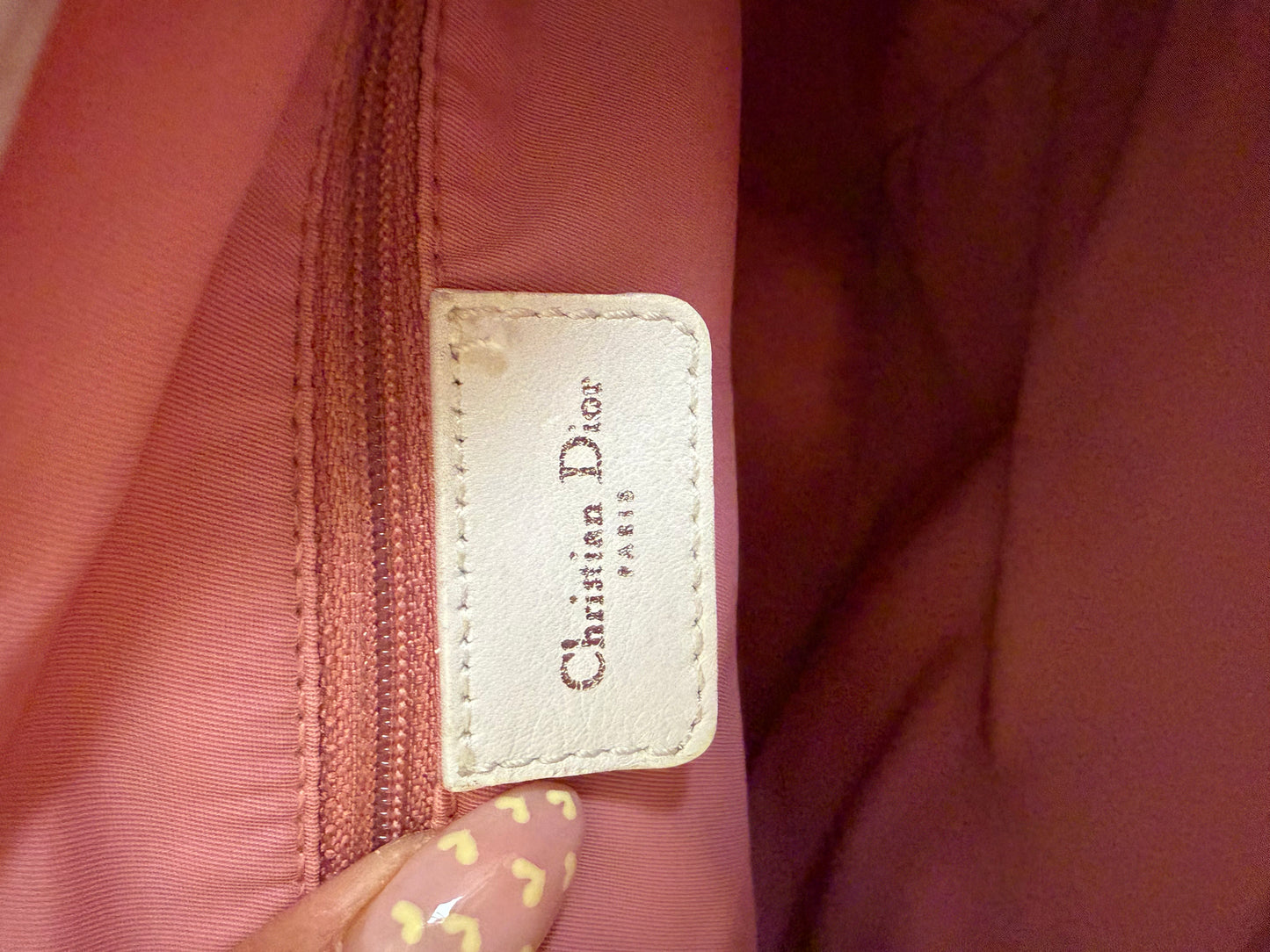 Dior Pink Trotter Shoulder Bag