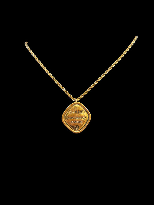 Chanel Upcycled Authentic Broche Necklace