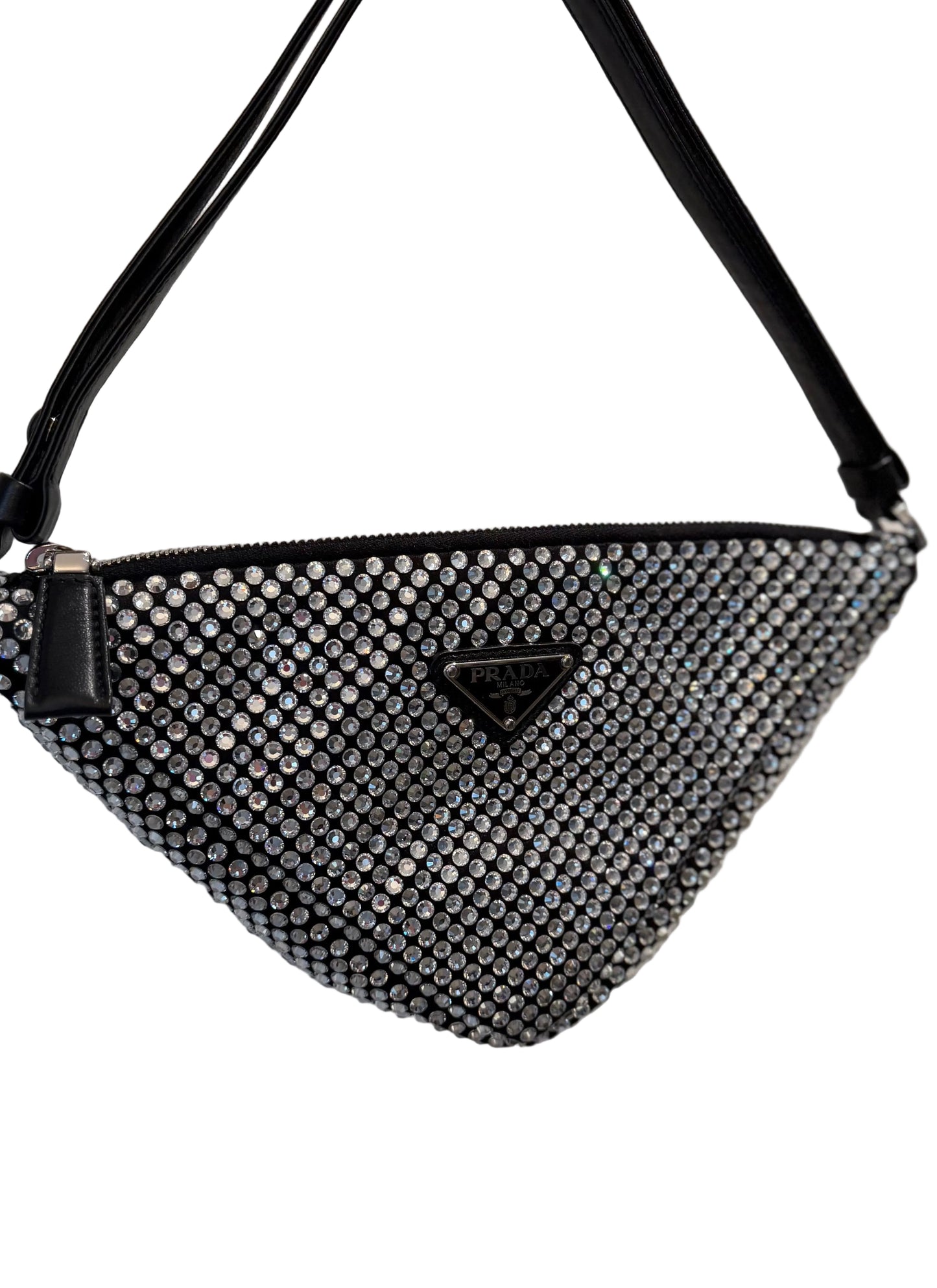 Prada Black Re-edition Embellished Bag