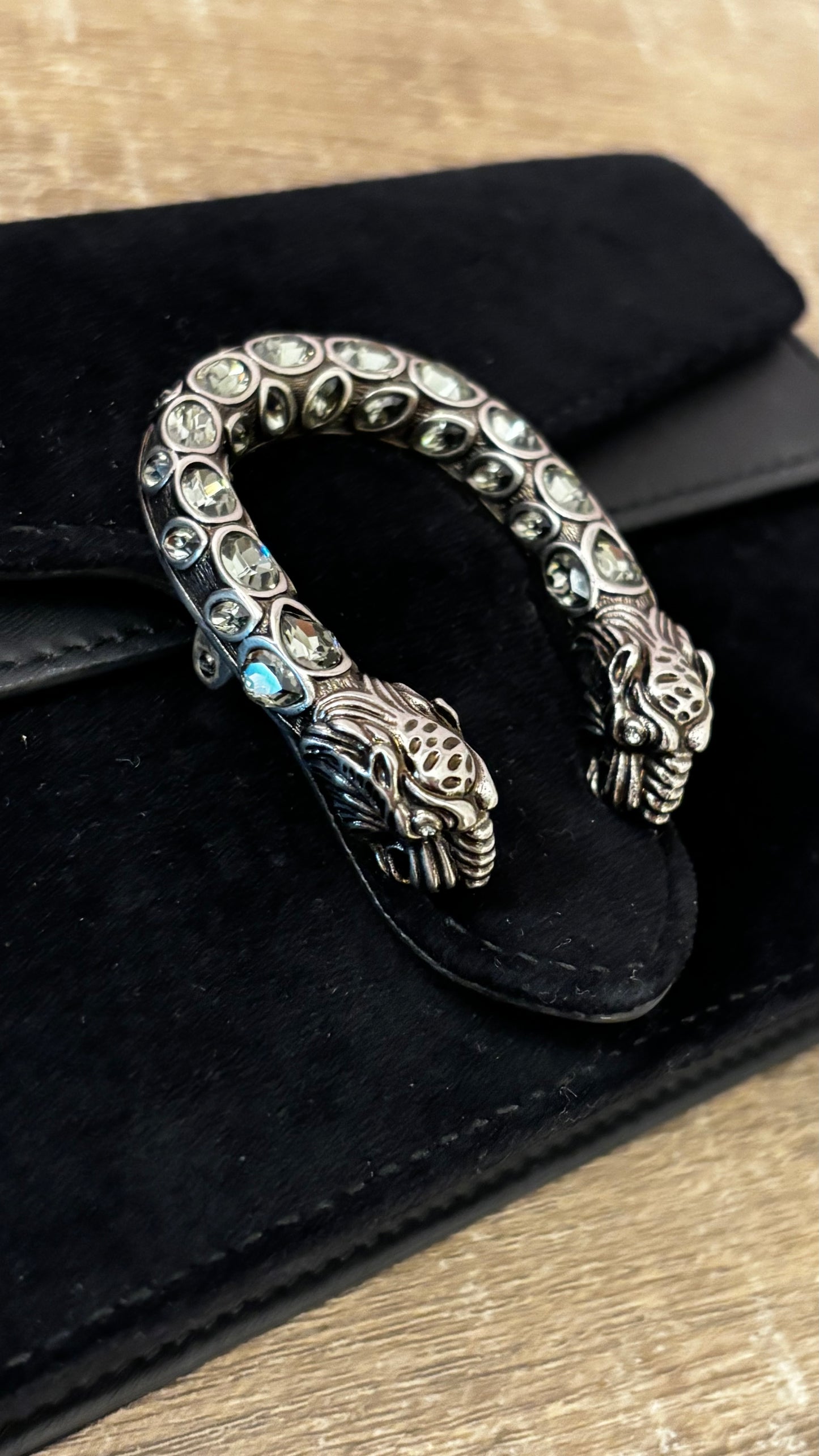 Gucci Dionysus Black Velvet Crossbody