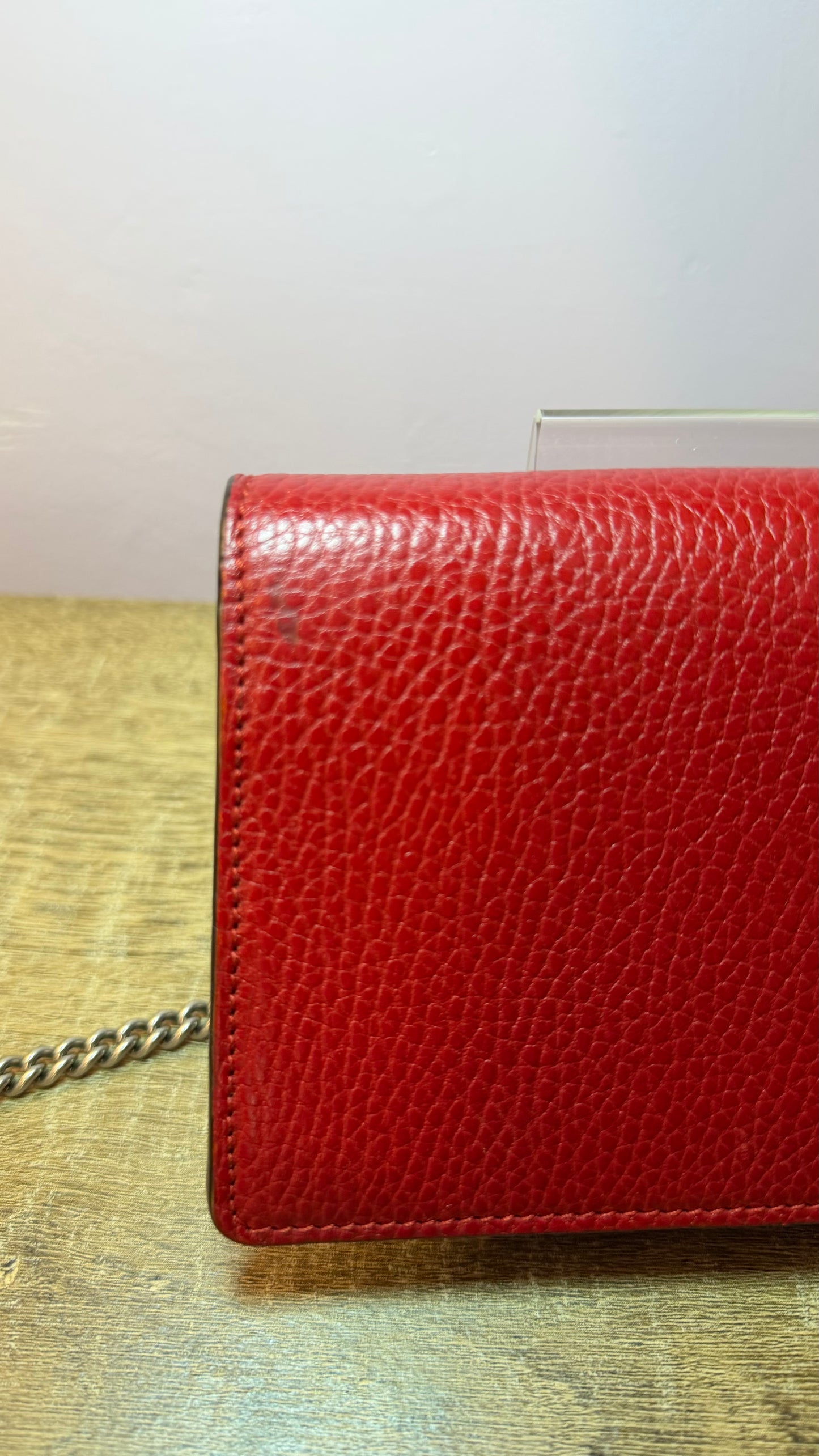 Gucci Crystals Mini Dionysus in Red