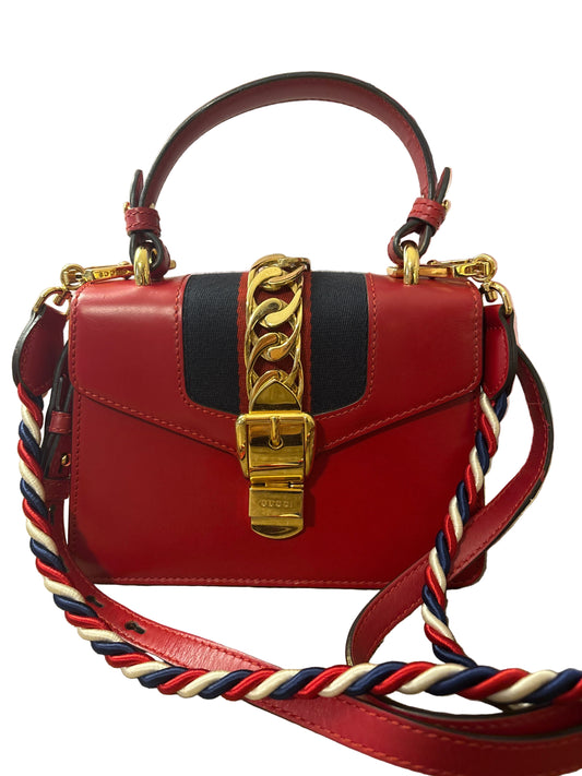 Gucci Sylvie Red Crossbody