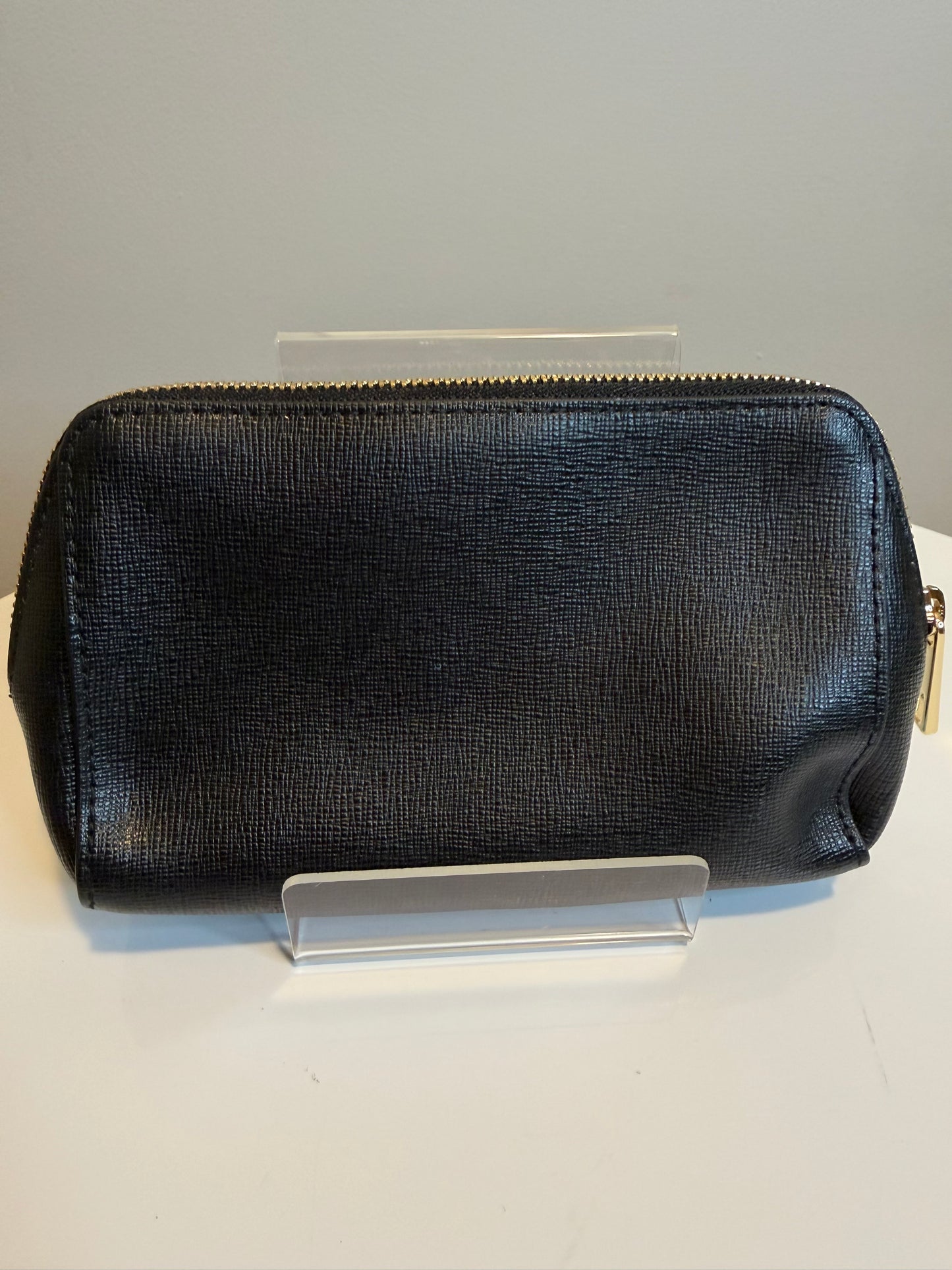 Furla Black Mini Makeup Pouch