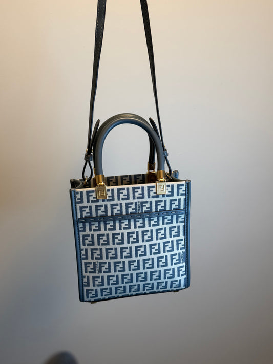 Fendi FF Jacquard Crossbody