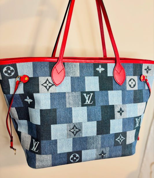 Louis Vuitton Damier Denim Neverfull