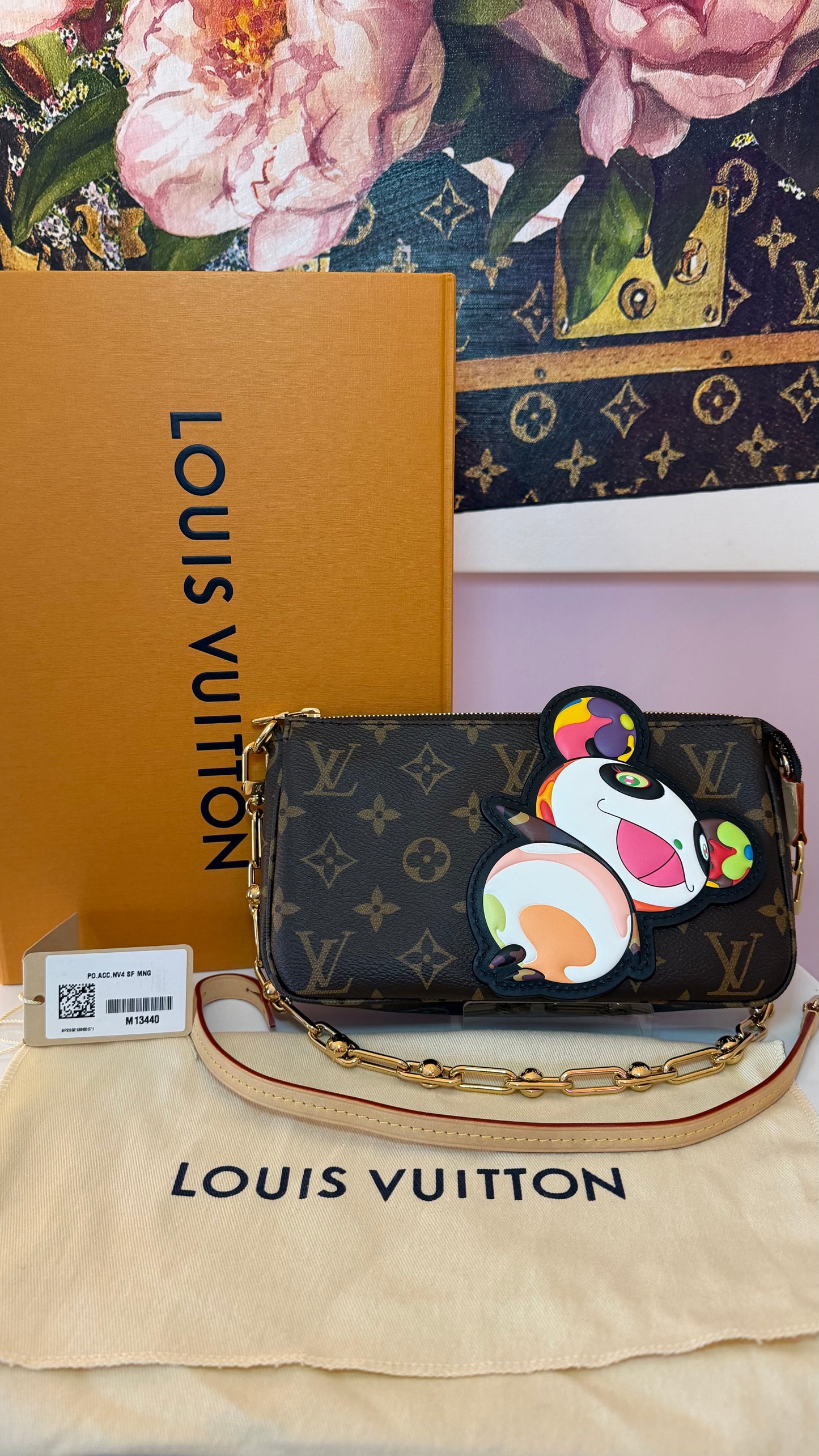 Louis Vuitton 2025 Takashi Murakami Panda Pochette