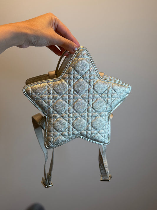Dior Star Gold Lambskin Backpack