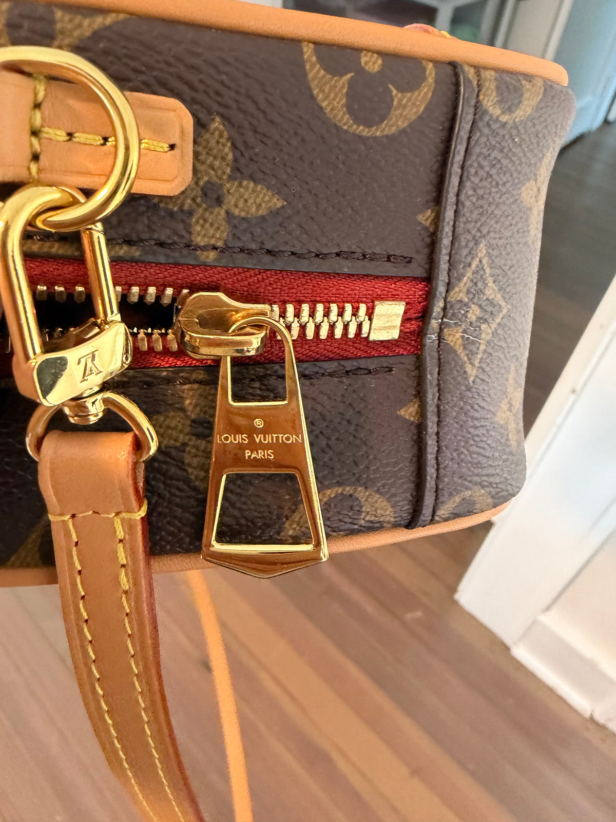 Louis Vuitton Deaville Mini Microchipped Crossbody Bag