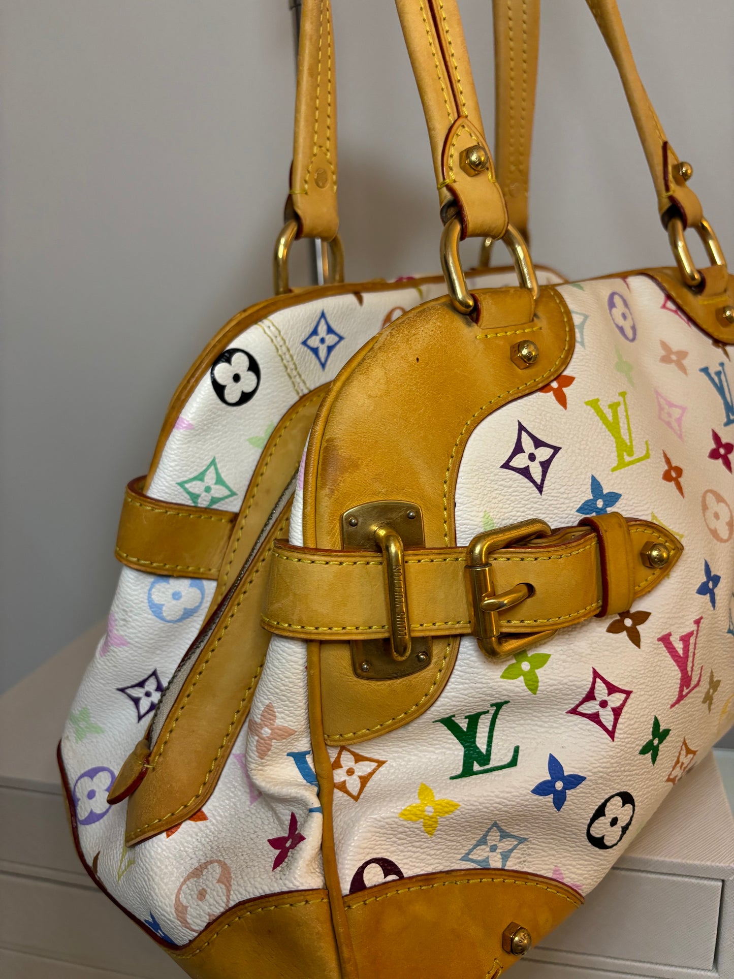 Louis Vuitton Murakami Multicolor Claudia Shoulder Bag