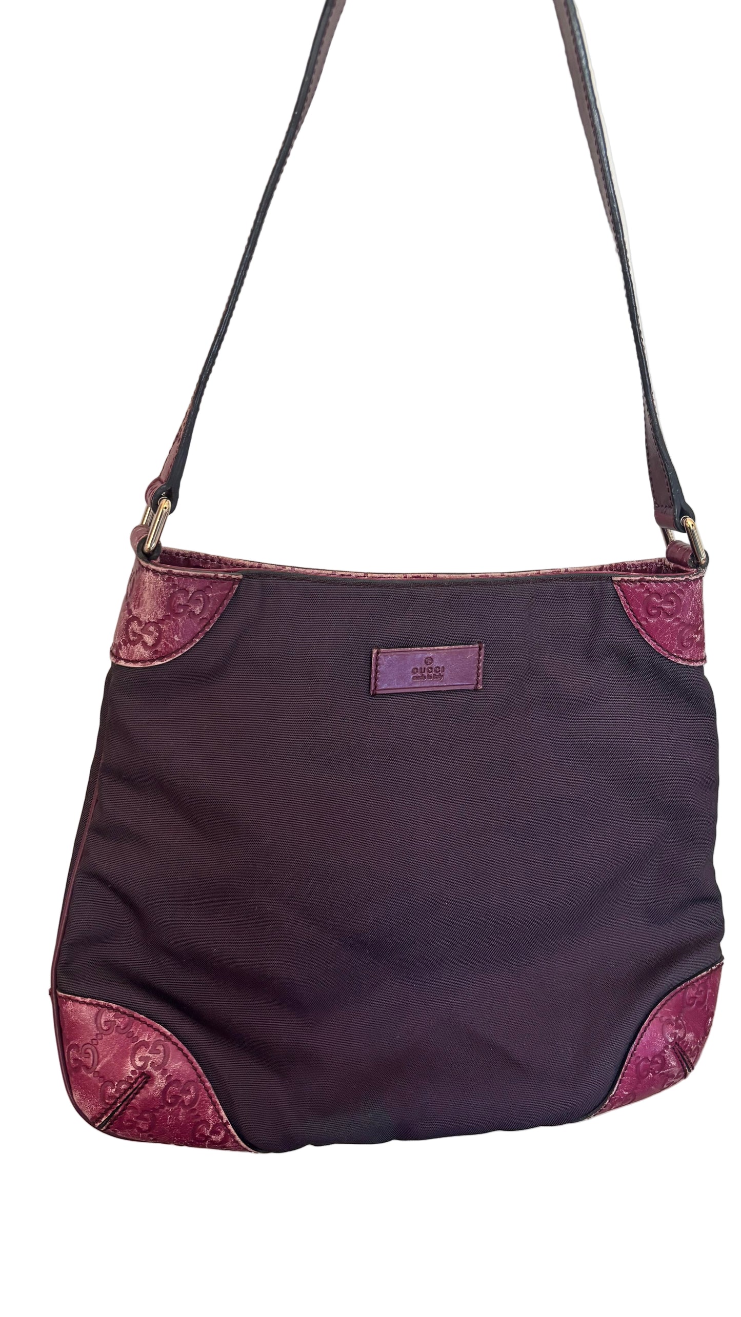 Gucci Burgundy Shoulder Bag