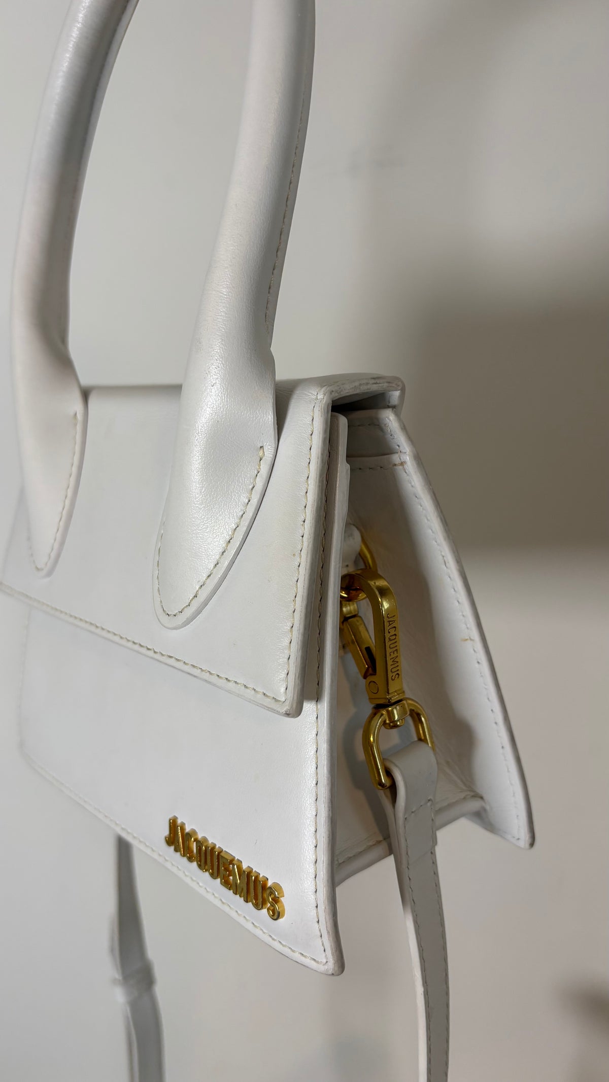 Jacquemus Le Chiquito Moyen Bag White