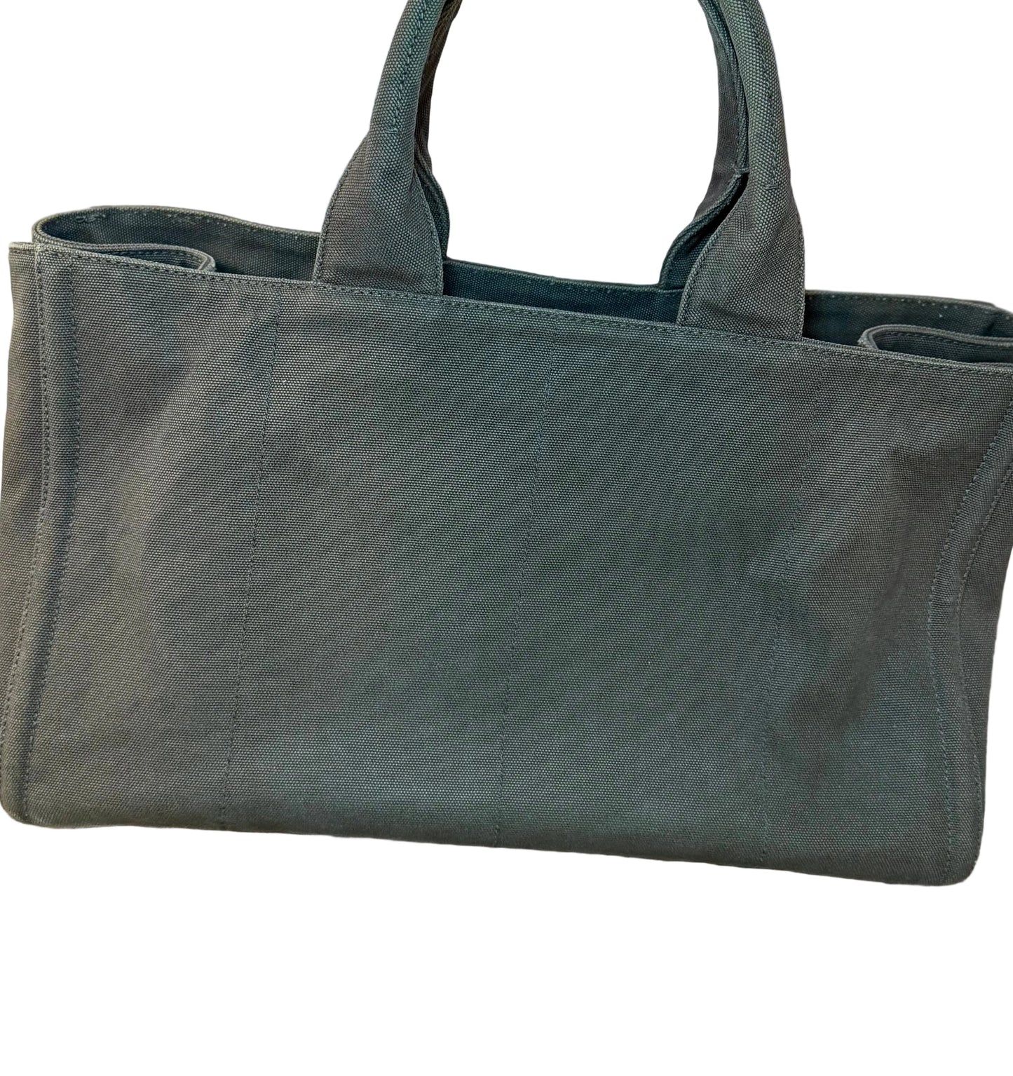 Prada Green Bijoux Large Canapa