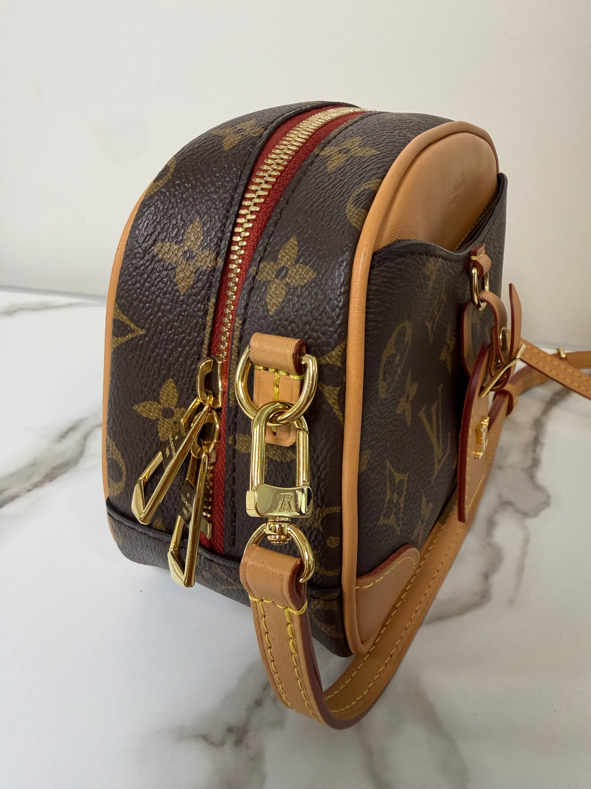 Louis Vuitton Deaville Mini Microchipped Crossbody Bag