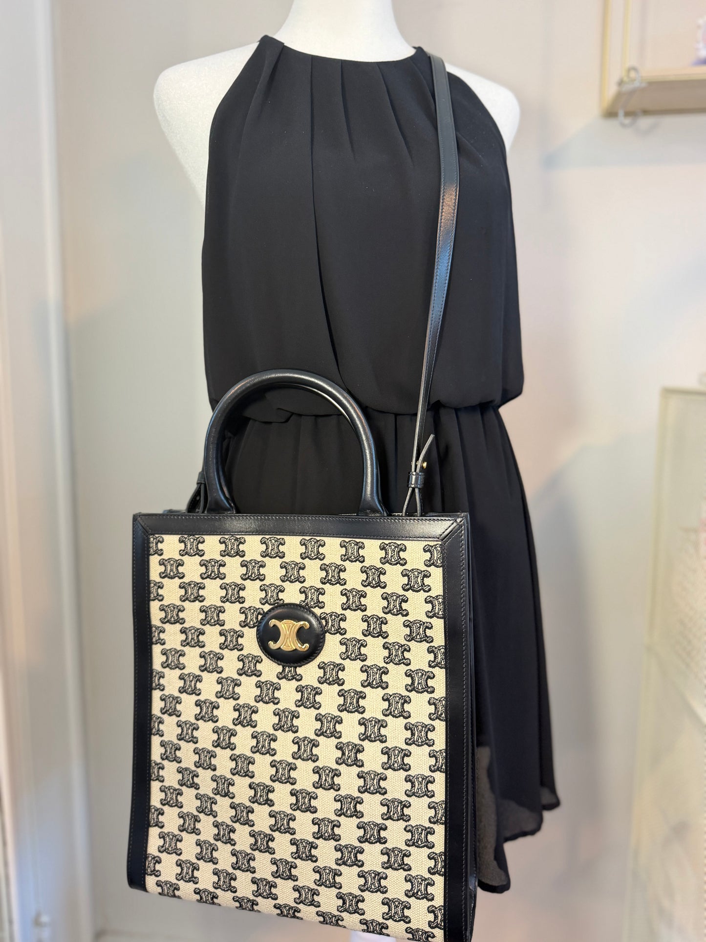 Celine Triomphe Vertical Crossbody Bag