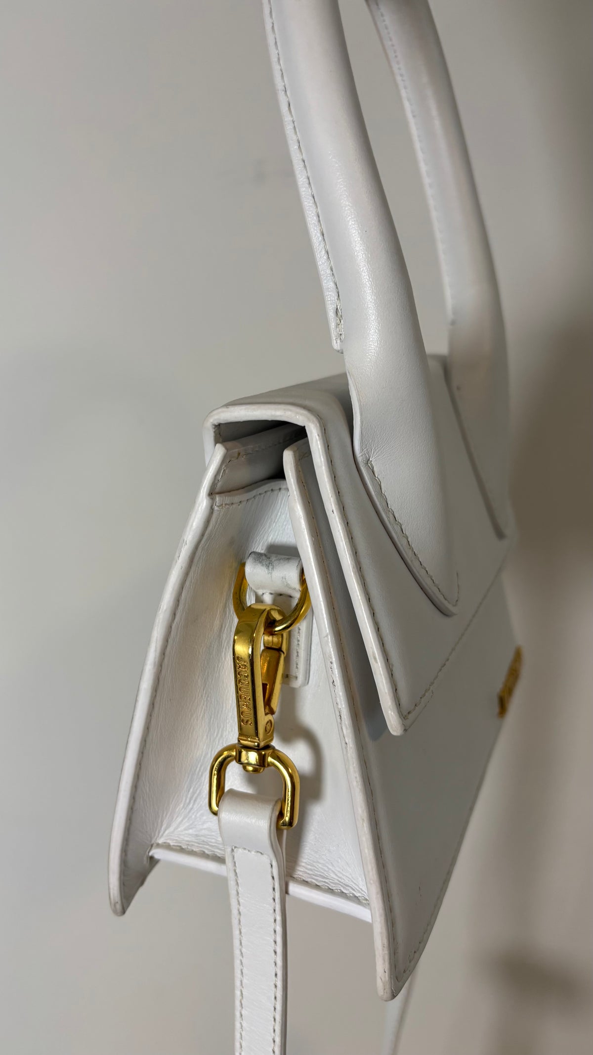Jacquemus Le Chiquito Moyen Bag White