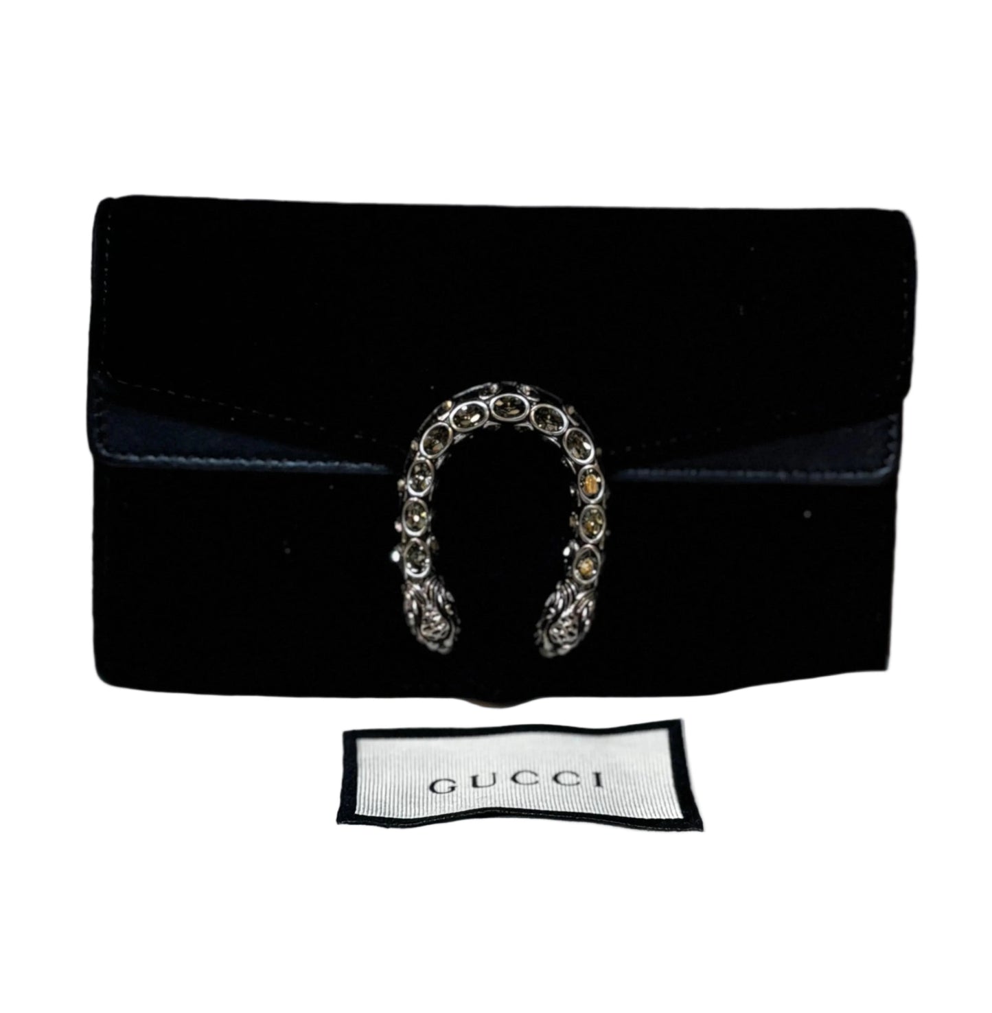 Gucci Dionysus Black Velvet Crossbody