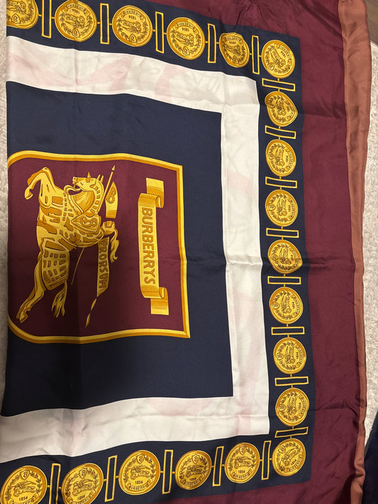 Burberry Large Silk Scarf