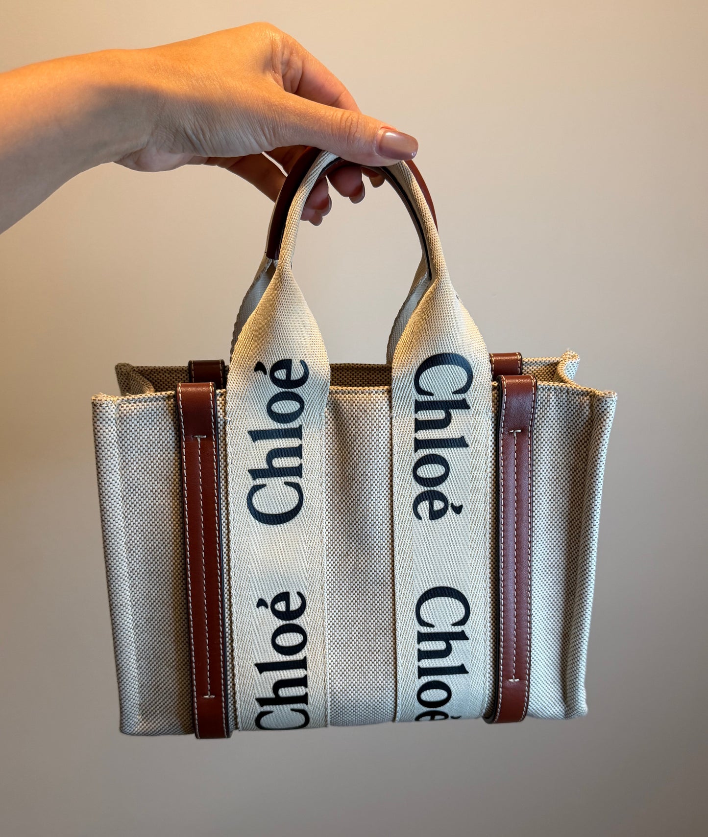 Chloe Woody Tote Bag