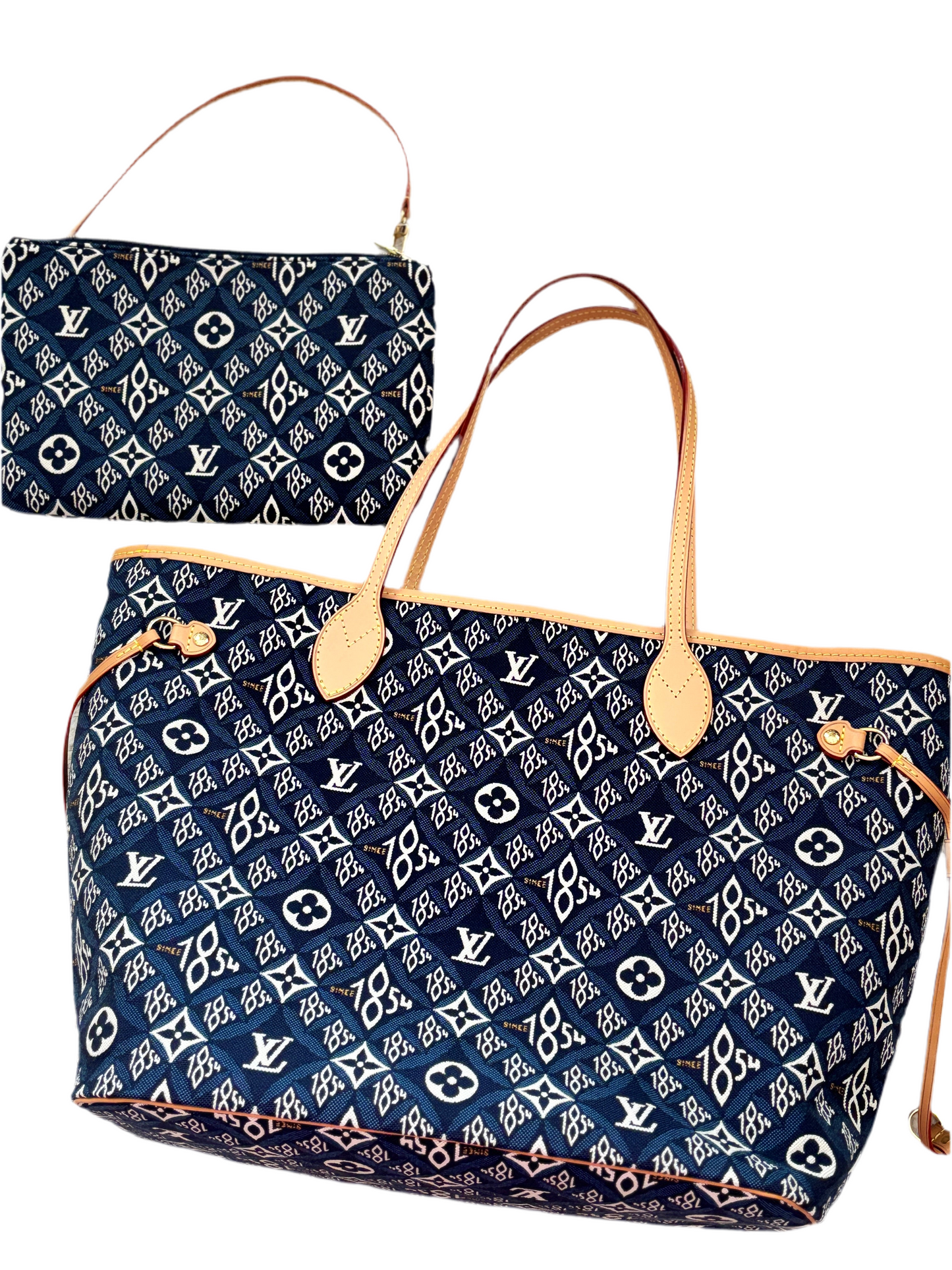 Louis Vuitton 1854 Jacquard Neverfull MM W/ Baby
