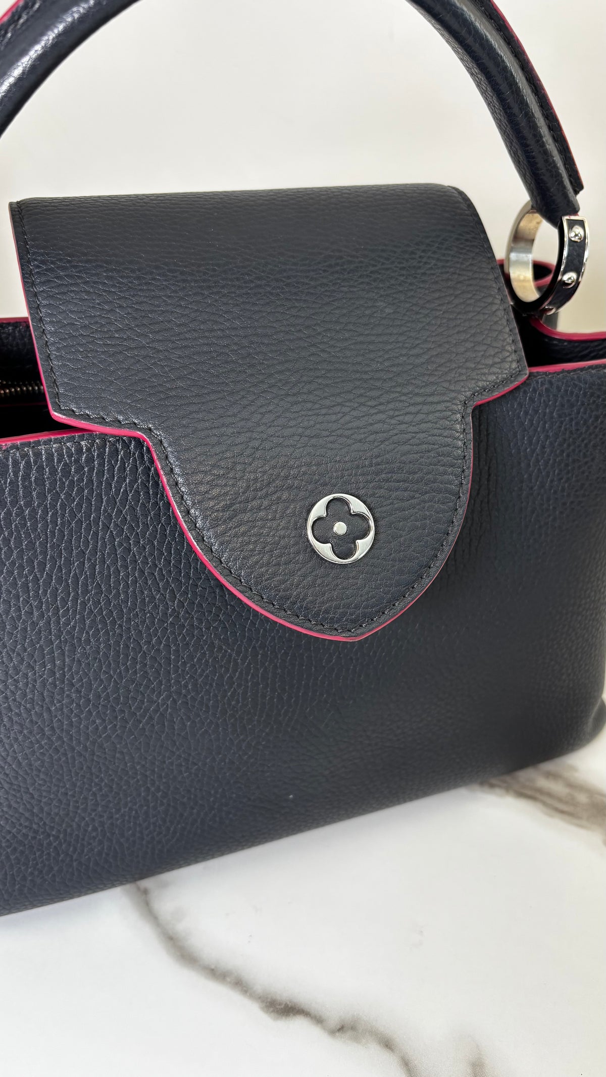 Louis Vuitton Dark Navy Capucines BB Bag