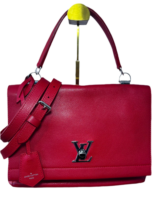 Louis Vuitton Red Lock Me Crossbody