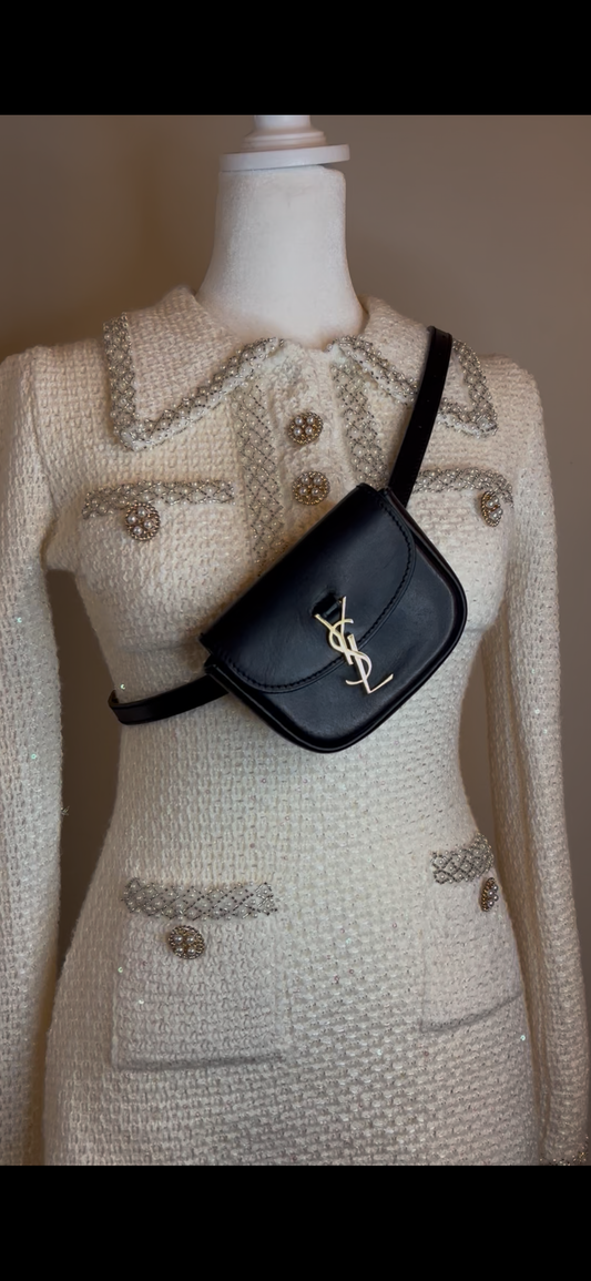 Ysl Small Black Bum Bag