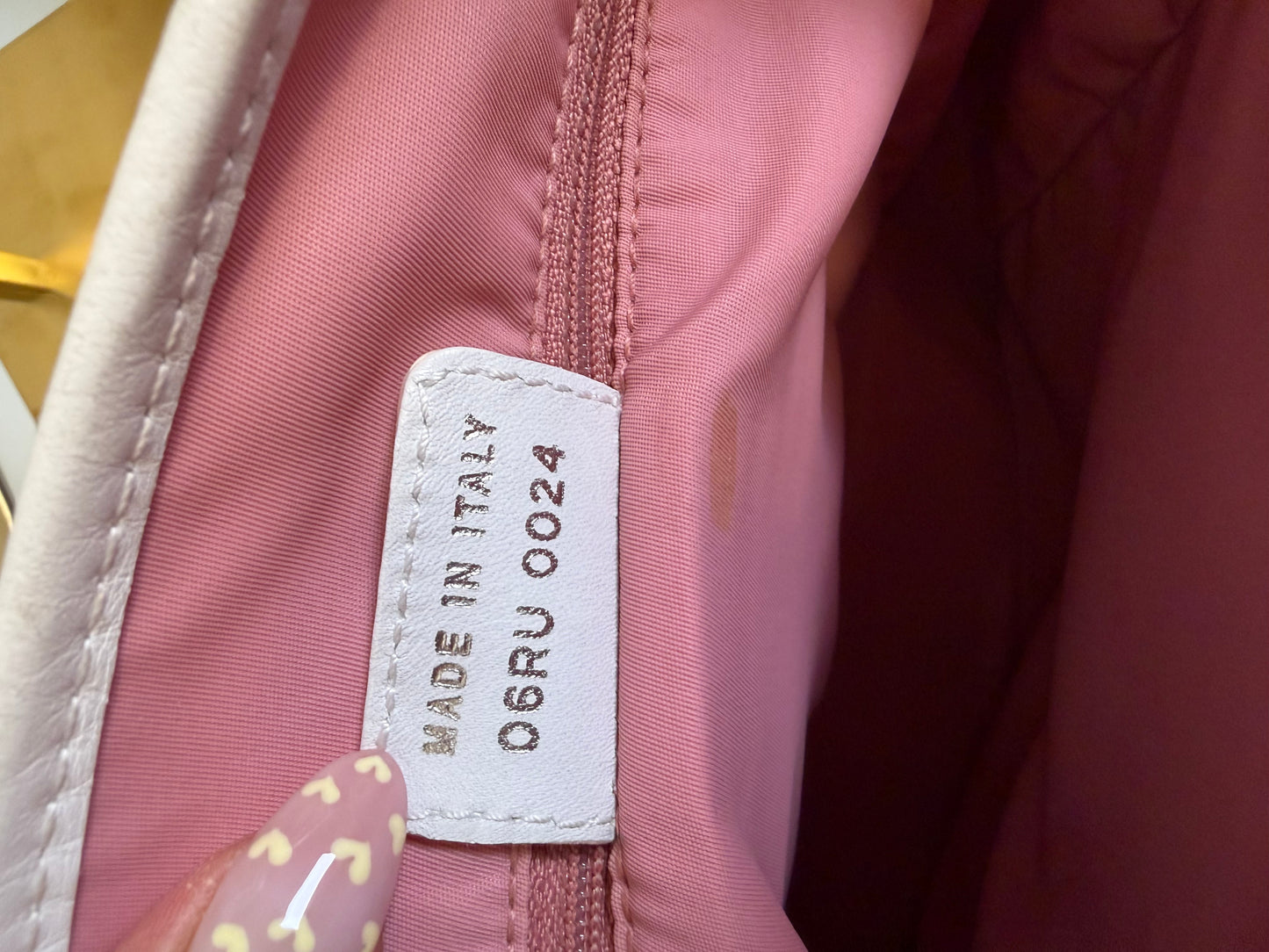 Dior Pink Trotter Shoulder Bag
