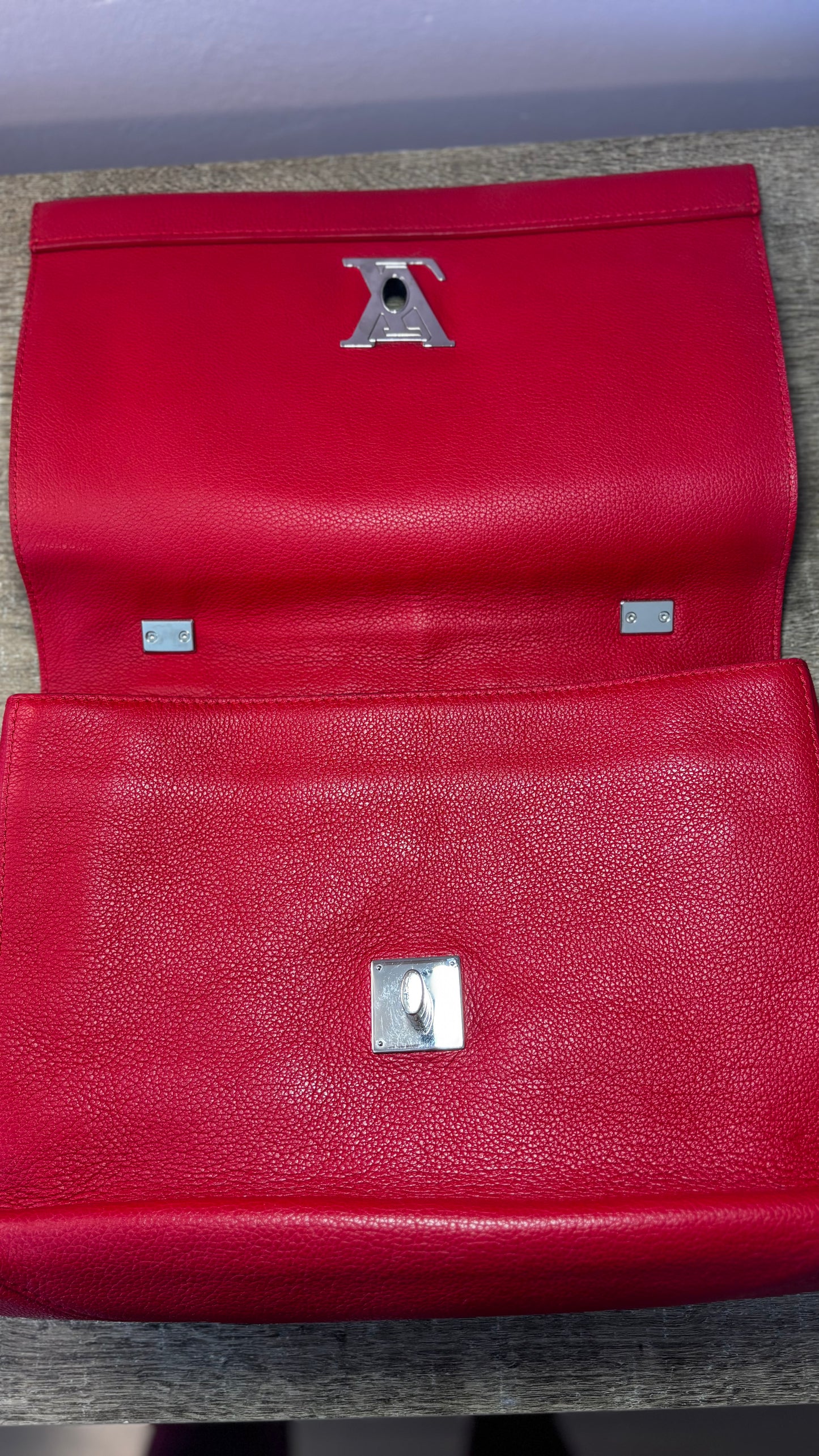 Louis Vuitton Red Lock Me Crossbody