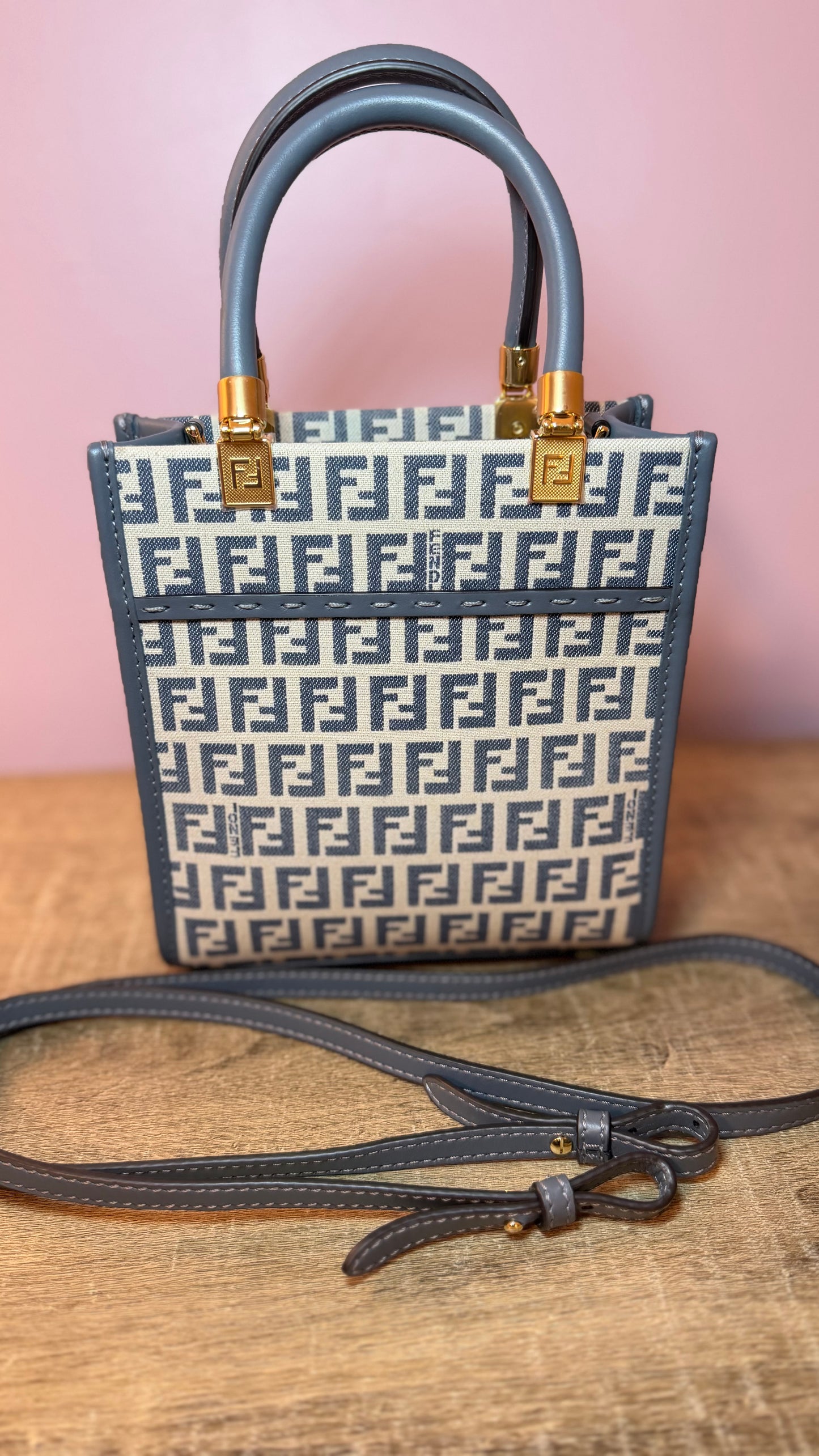 Fendi FF Jacquard Crossbody