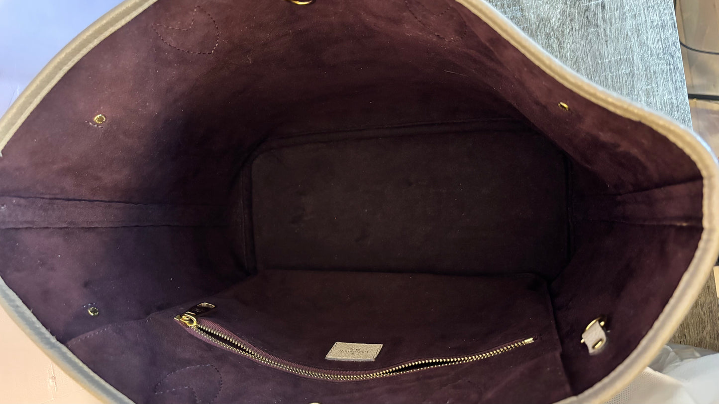 Louis Vuitton Empreinte Neverfull Turtledove