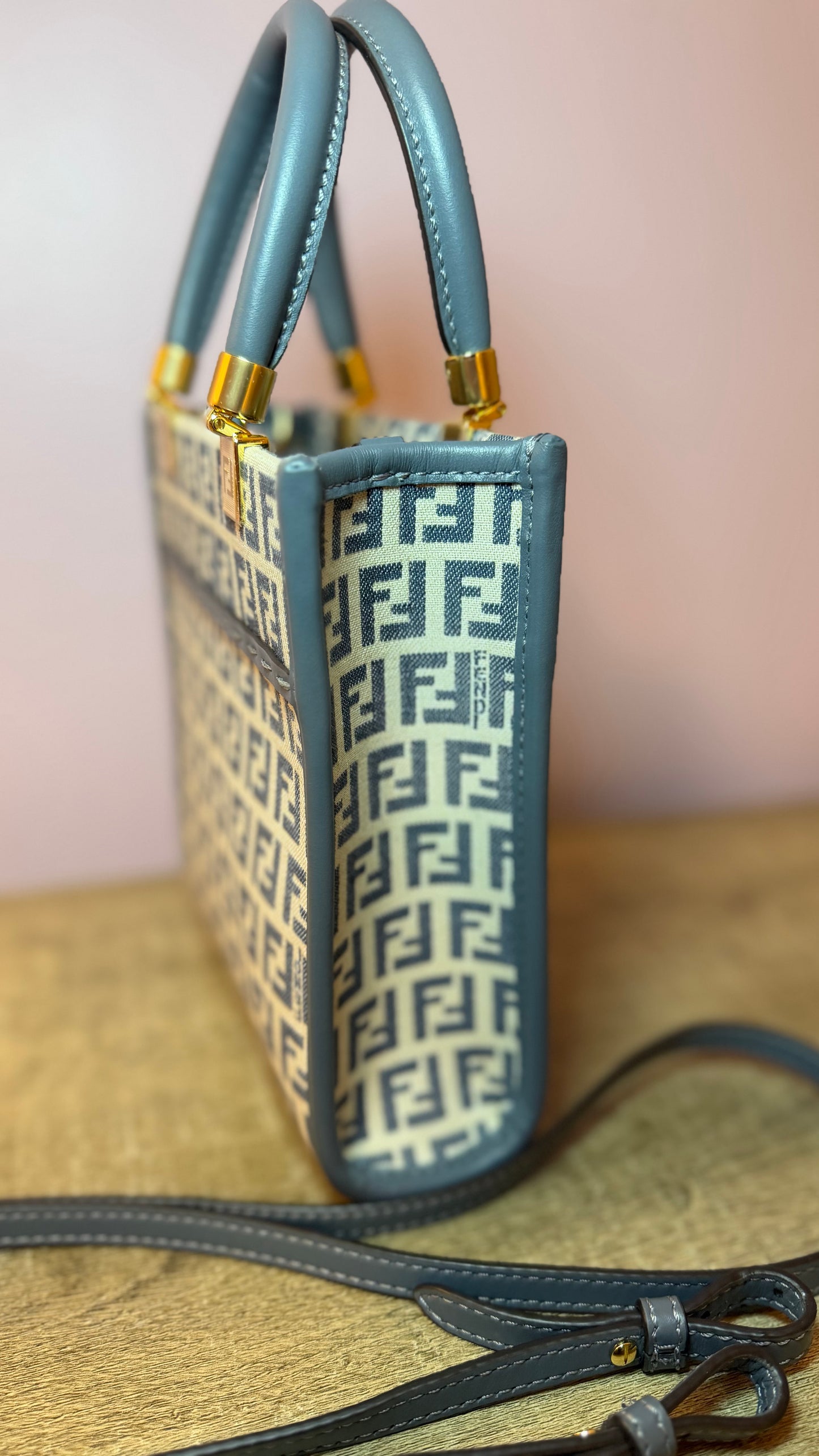 Fendi FF Jacquard Crossbody