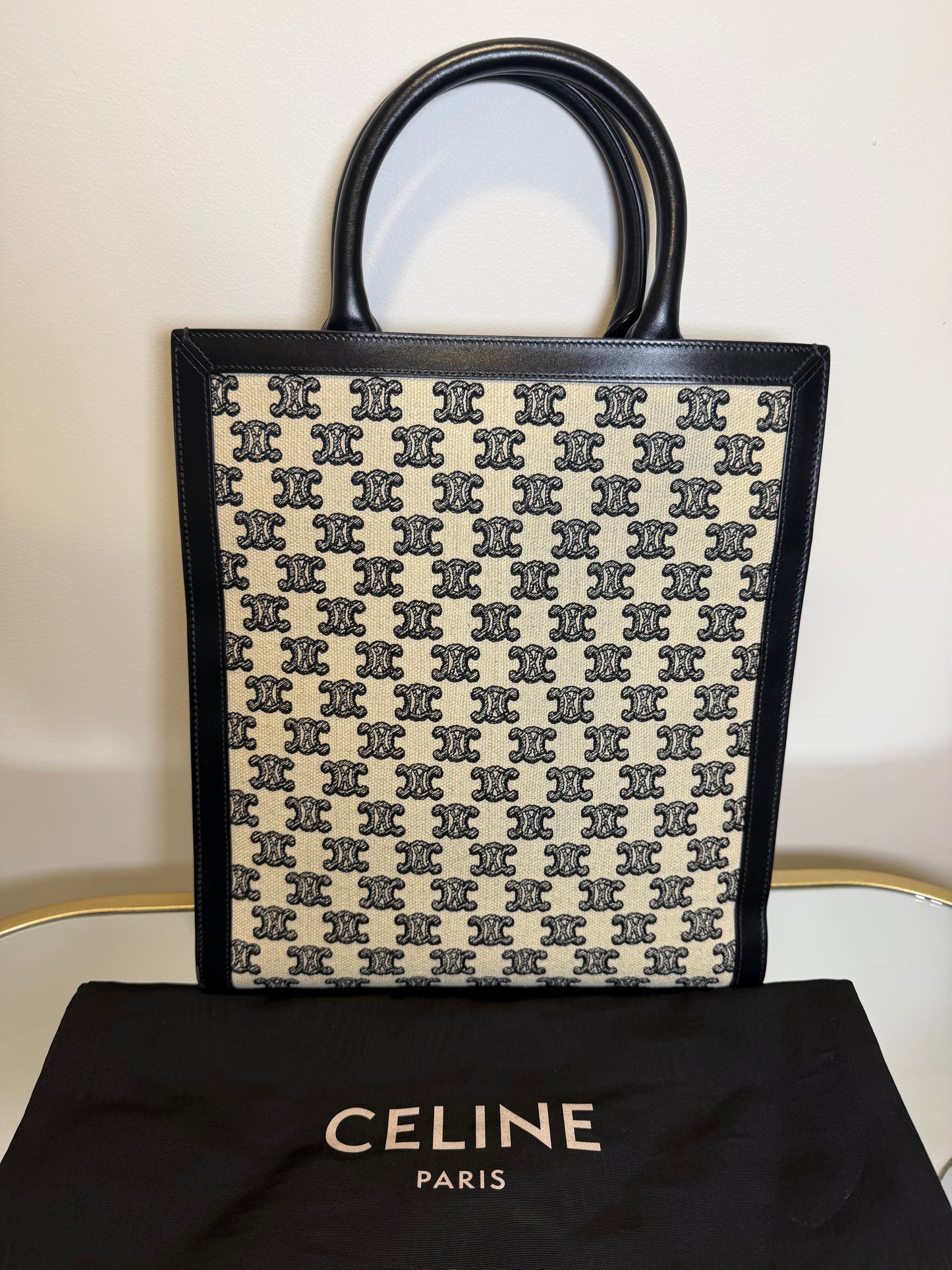Celine Triomphe Vertical Crossbody Bag
