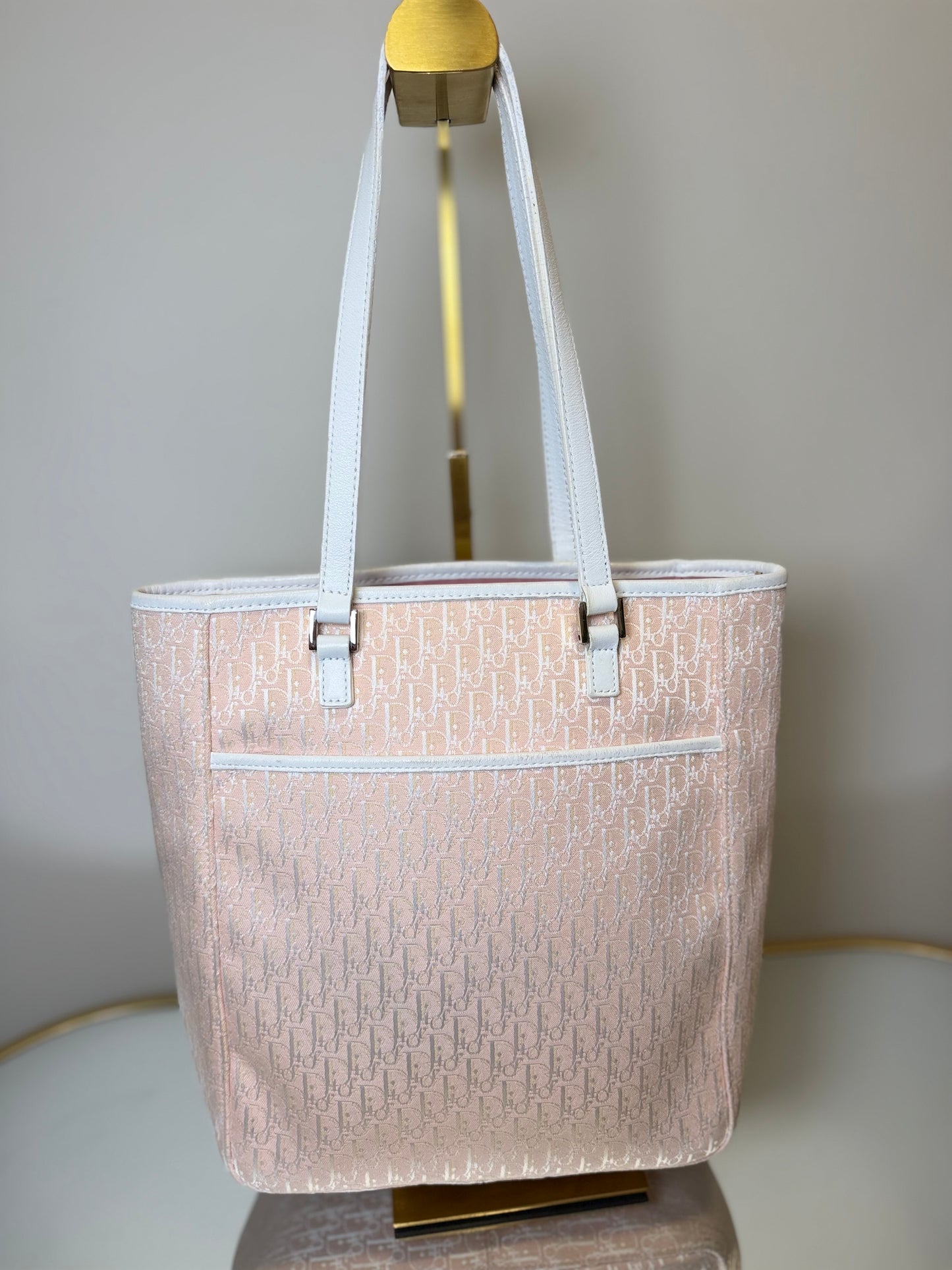Dior Pink Trotter Shoulder Bag