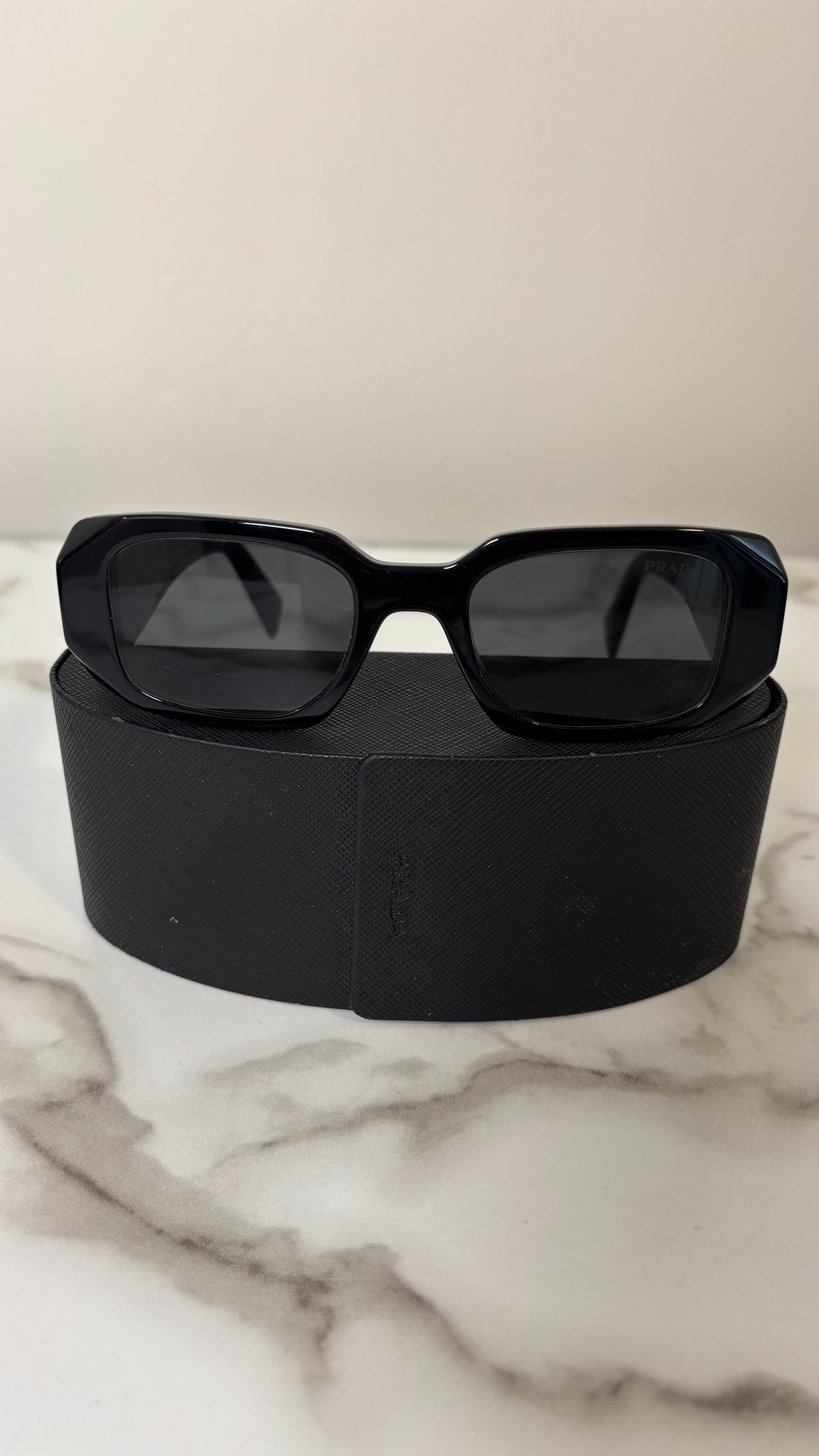 Prada Black Sunglasses with Case