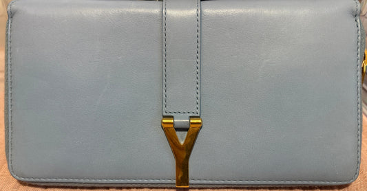 Saint Laurent Baby Blue Long Wallet