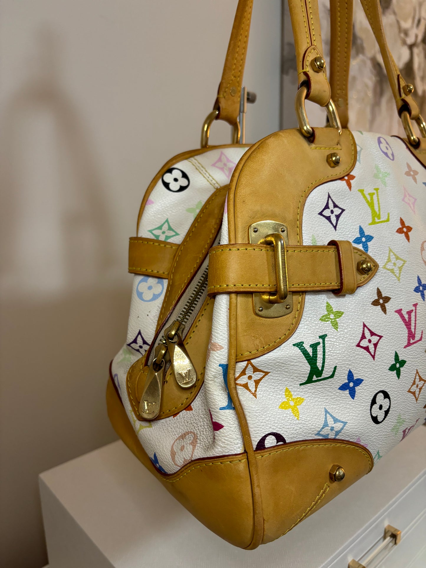 Louis Vuitton Murakami Multicolor Claudia Shoulder Bag