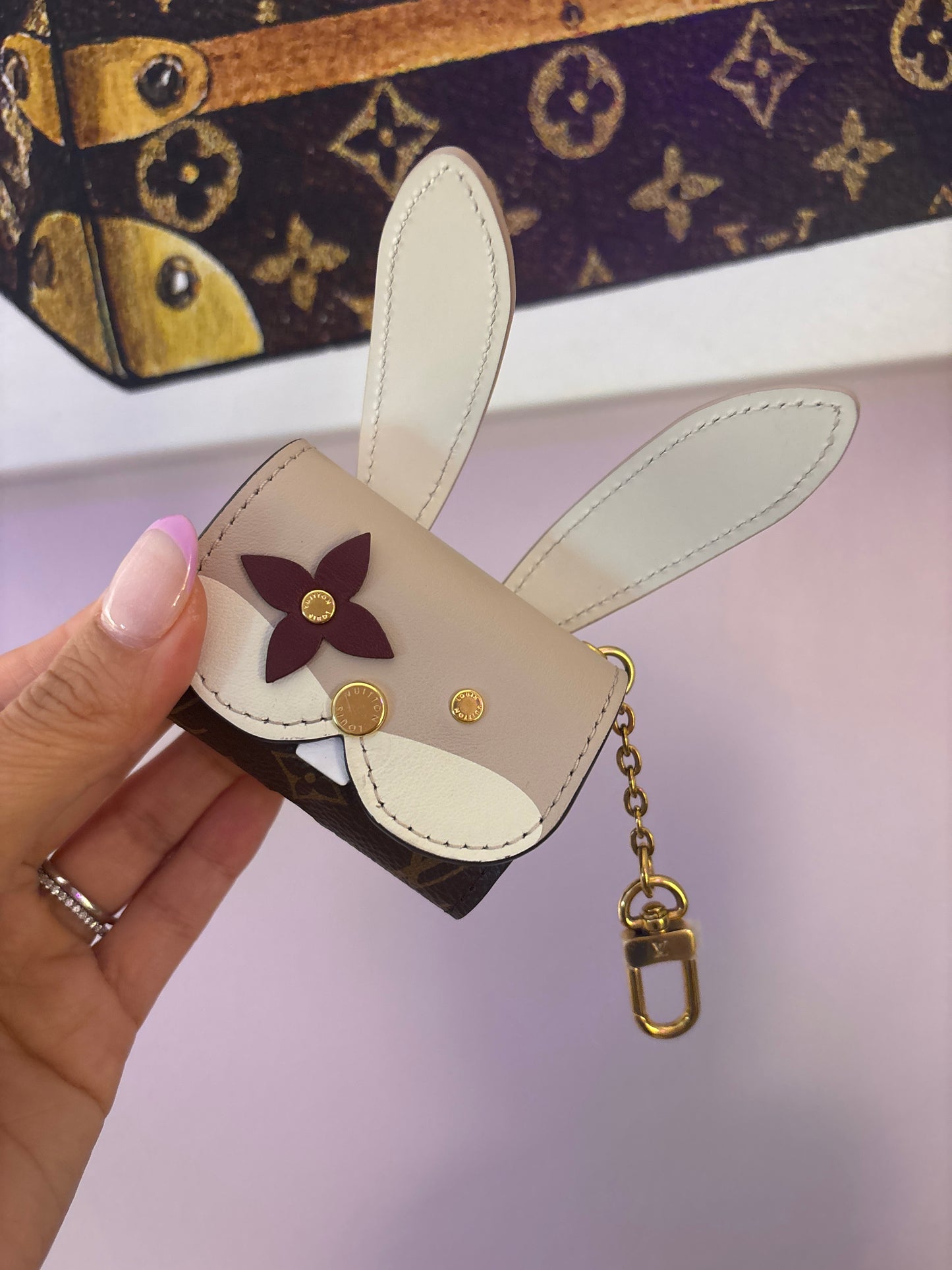 Louis Vuitton Rabbit Airpod Holder