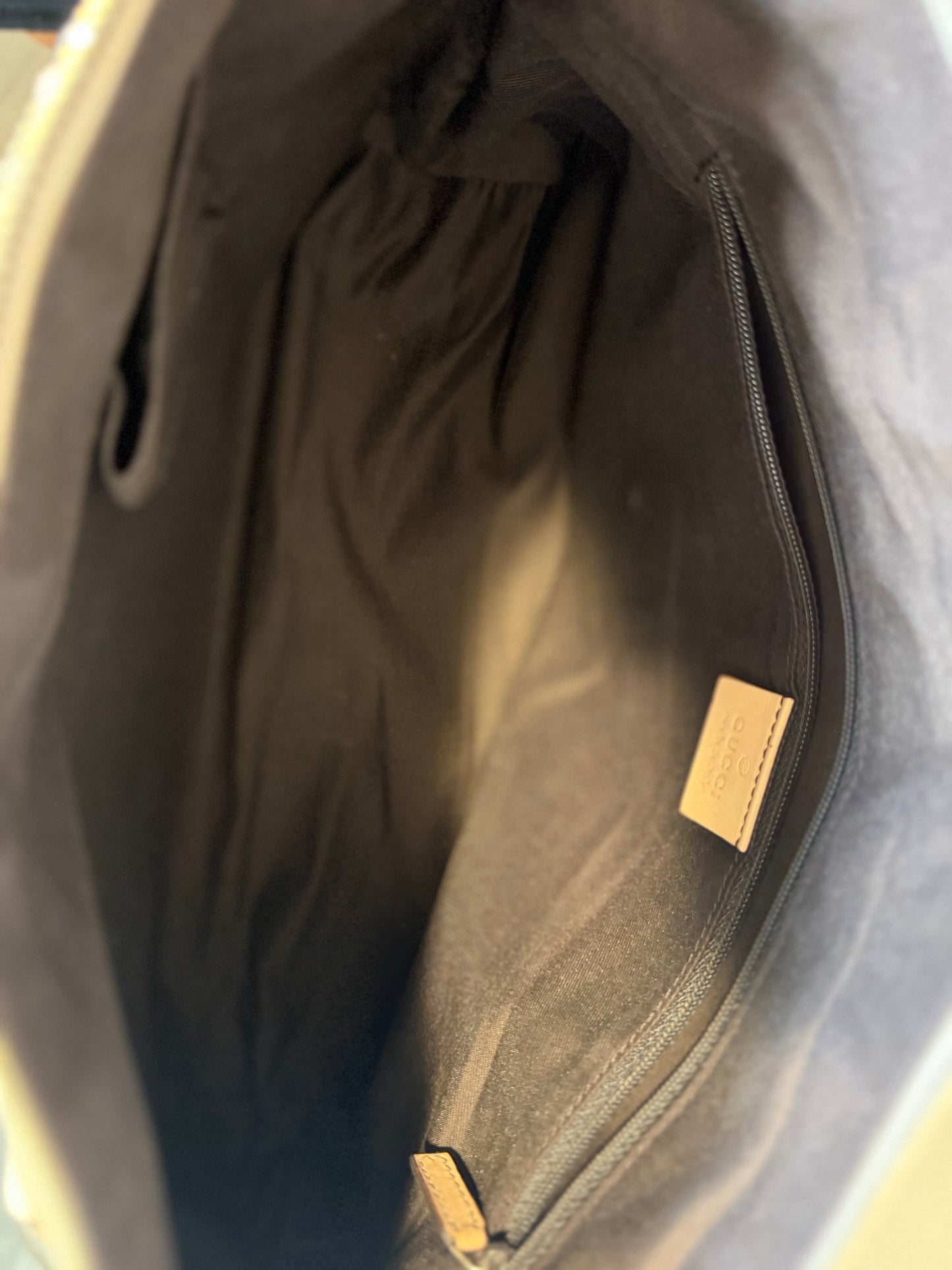 Gucci Peach Iridescent Abbey Shoulder Bag