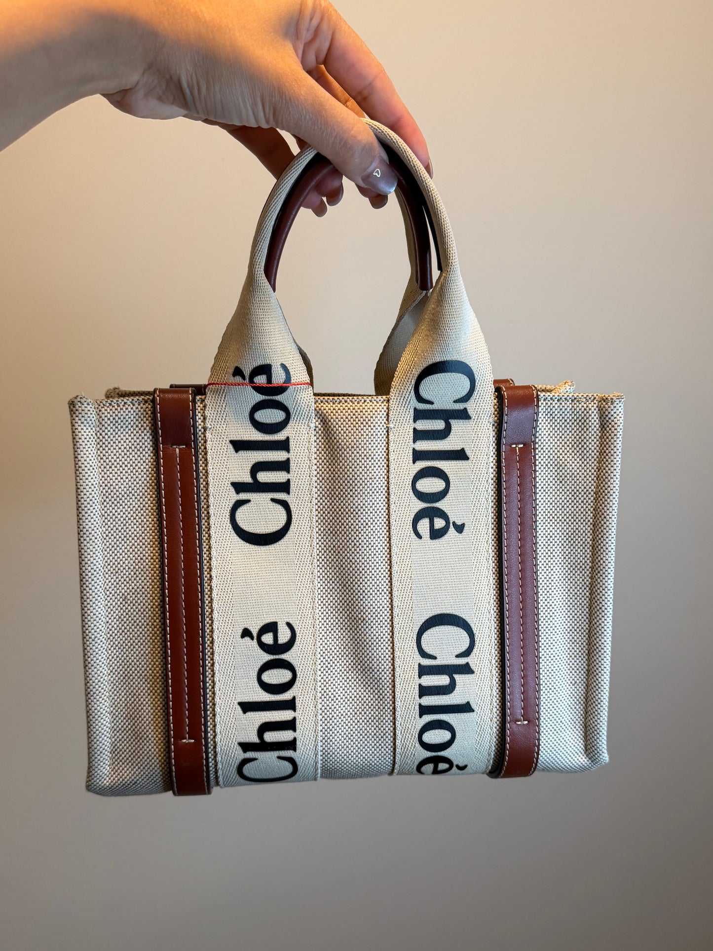 Chloe Woody Tote Bag