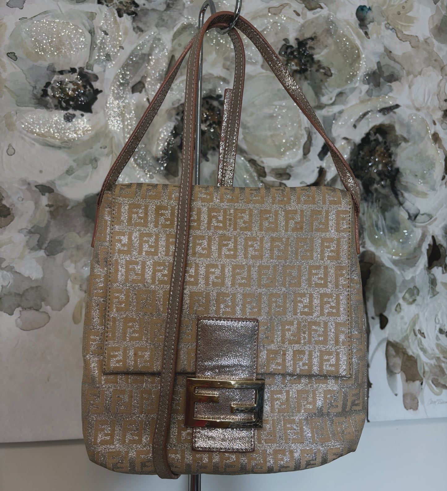 Fendi Metallic Sparkles Crossbody