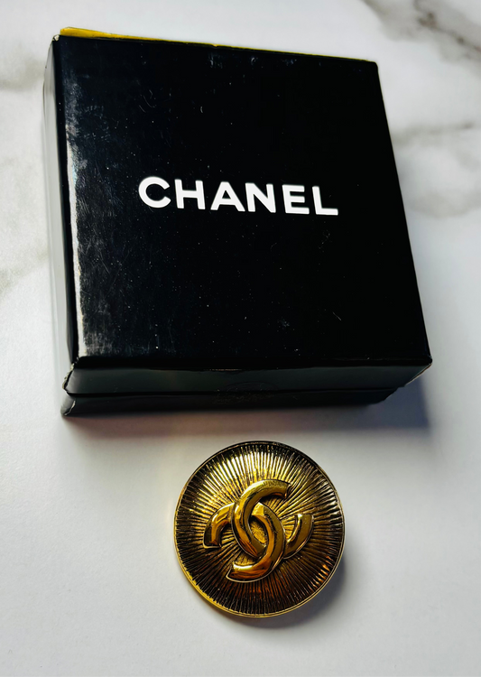 Chanel Sunburst Brooche