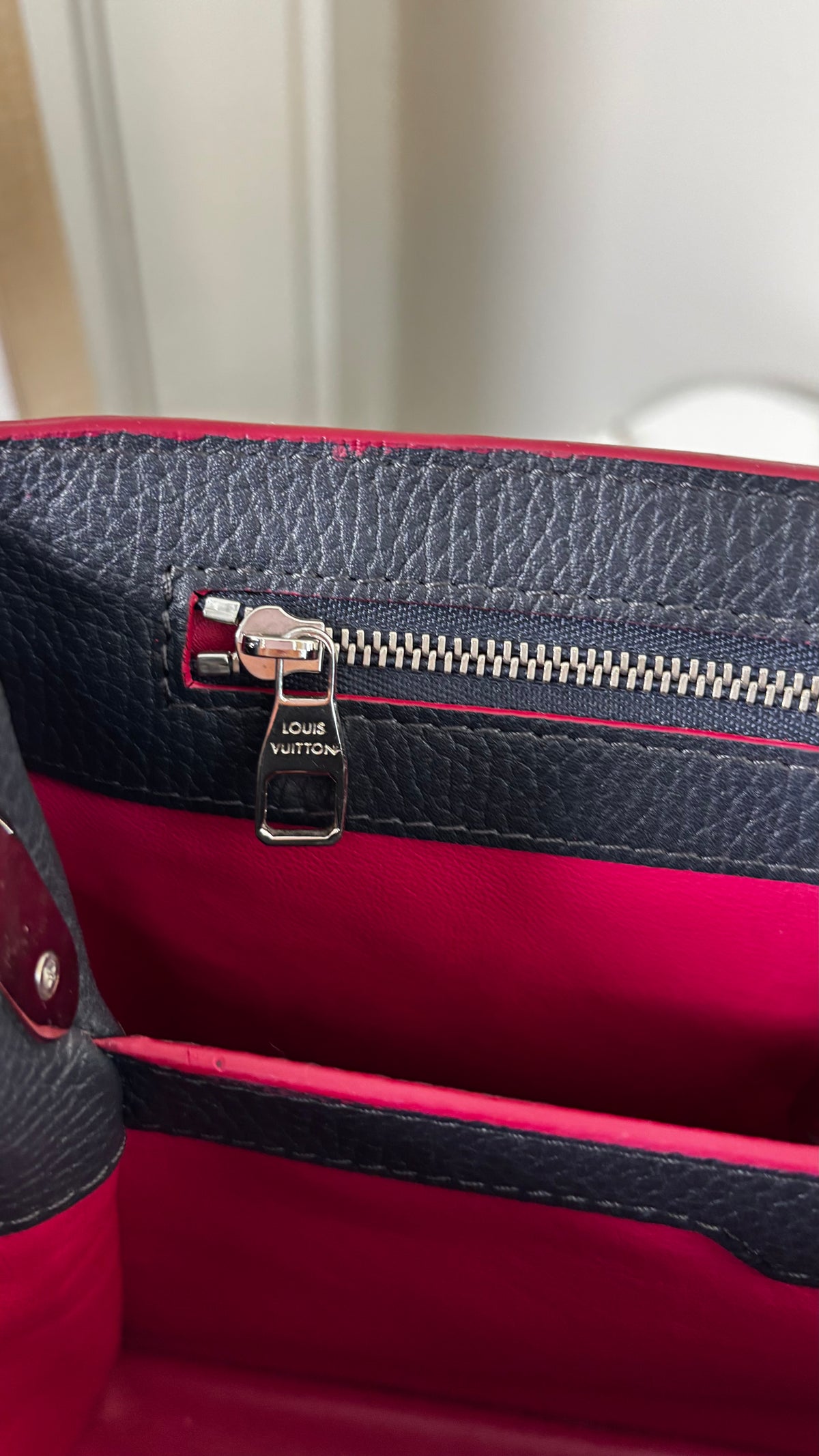 Louis Vuitton Dark Navy Capucines BB Bag