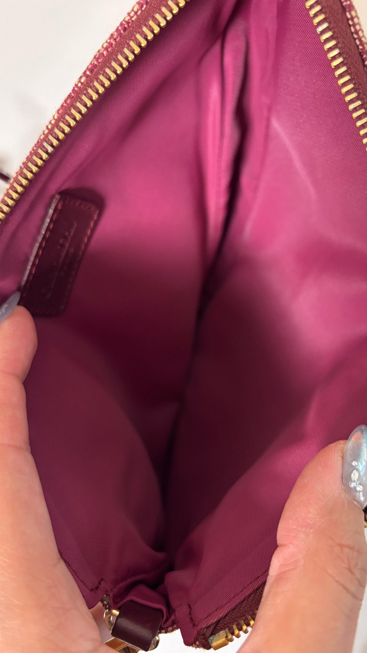 Dior Saddle Bag Burgundy Oblique Vintage