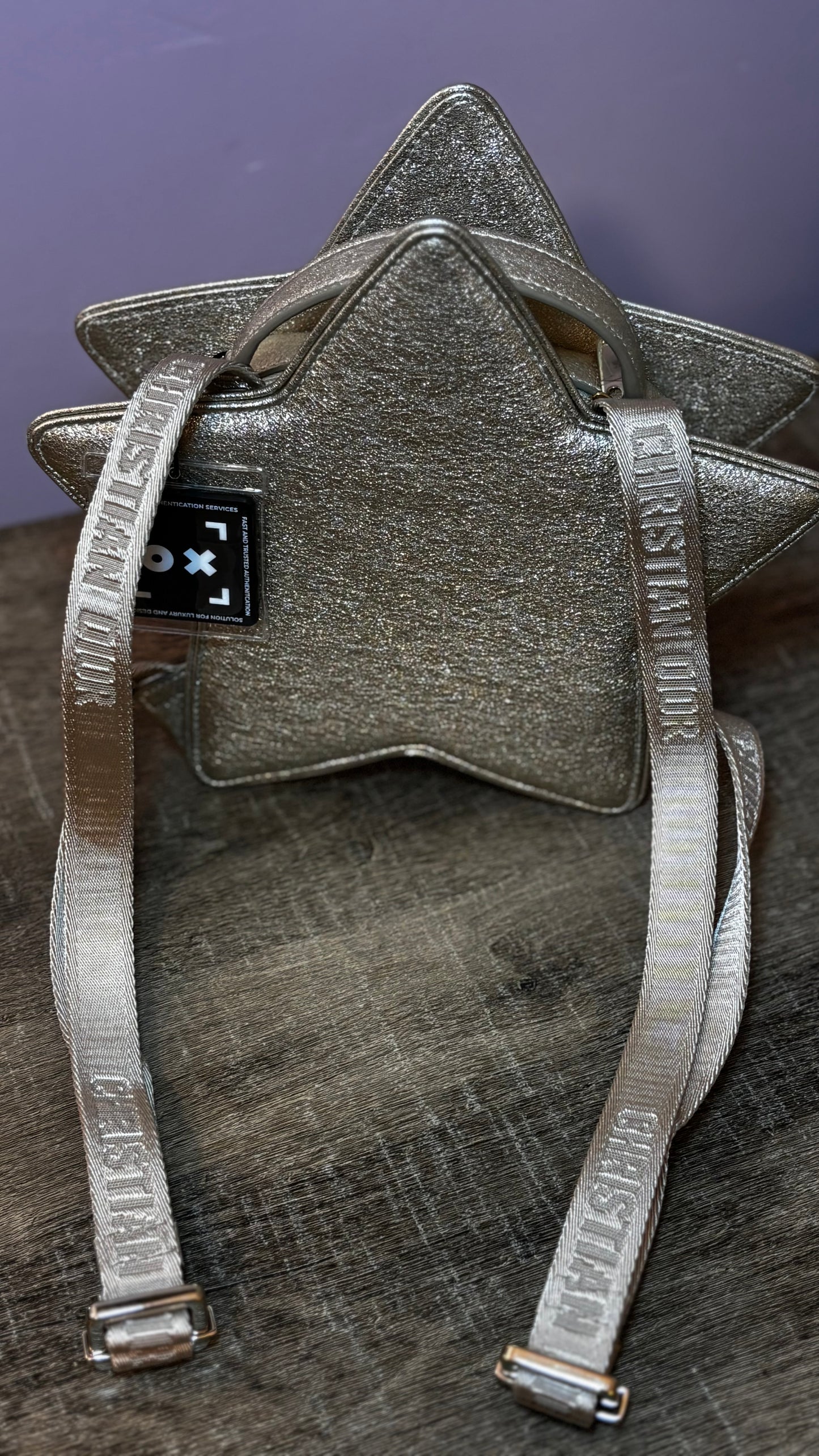 Dior Star Gold Lambskin Backpack