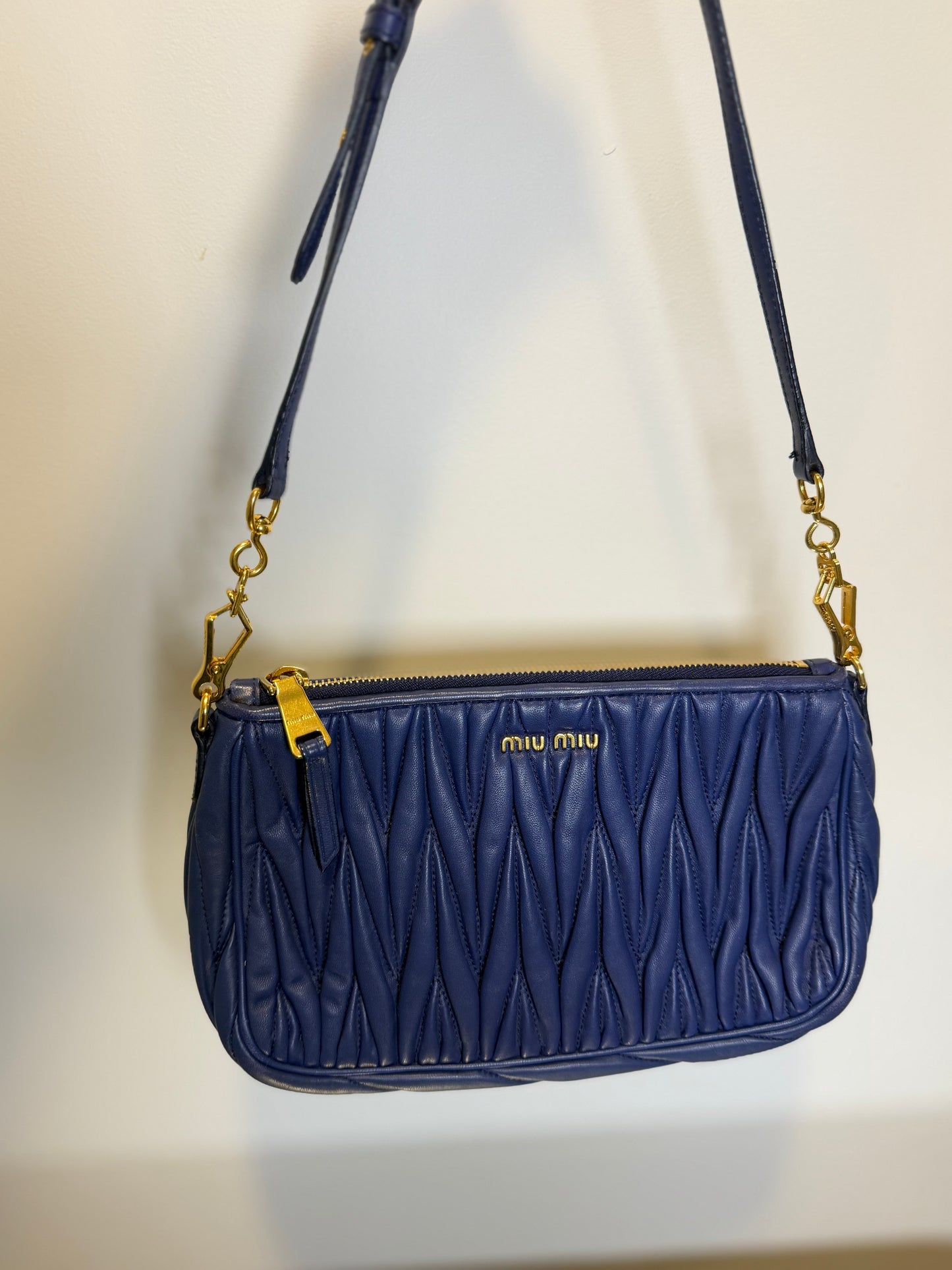 Miu Miu Blue Pochette