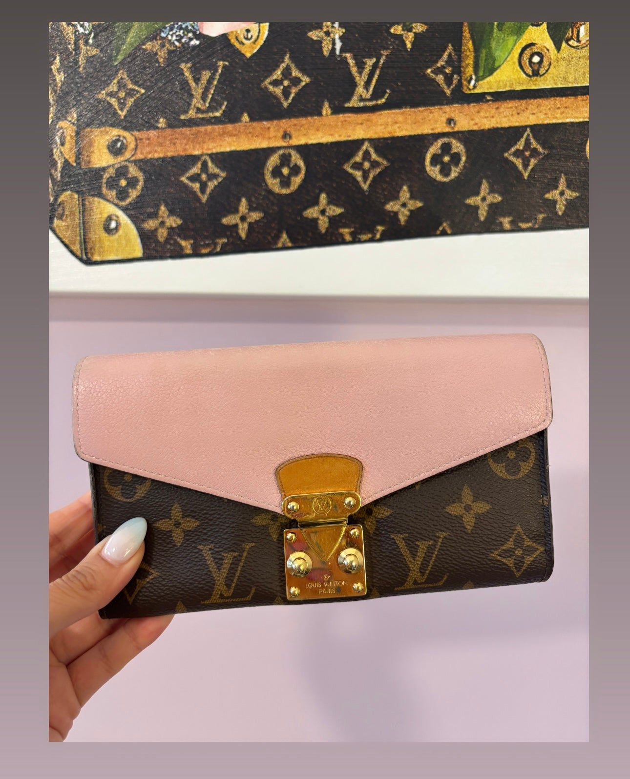 Louis Vuitton
Pallas Wallet Monogram Canvas and Calfskin