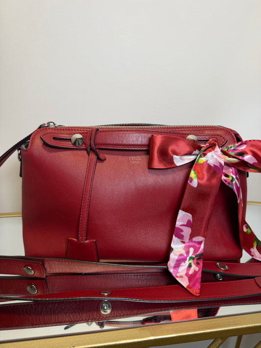 Fendi By the Way Burgundy Bag
